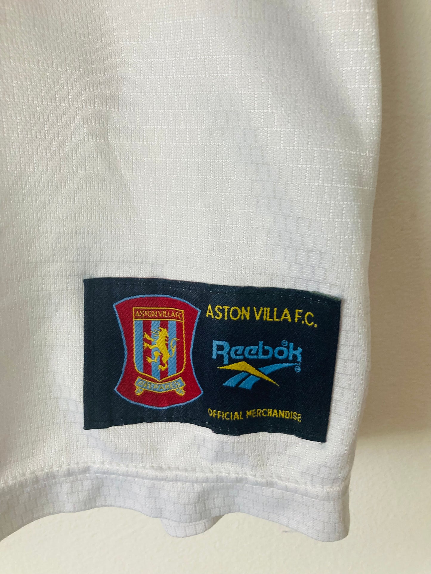 Aston Villa away football shirt 1997/98 Yorke XL