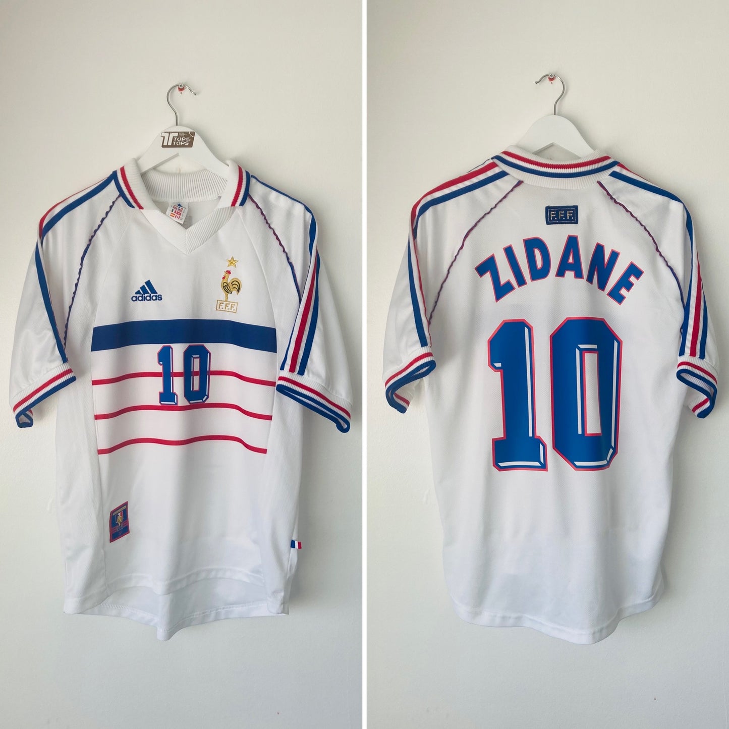 France away football shirt W/C 1998 Zidane Medium