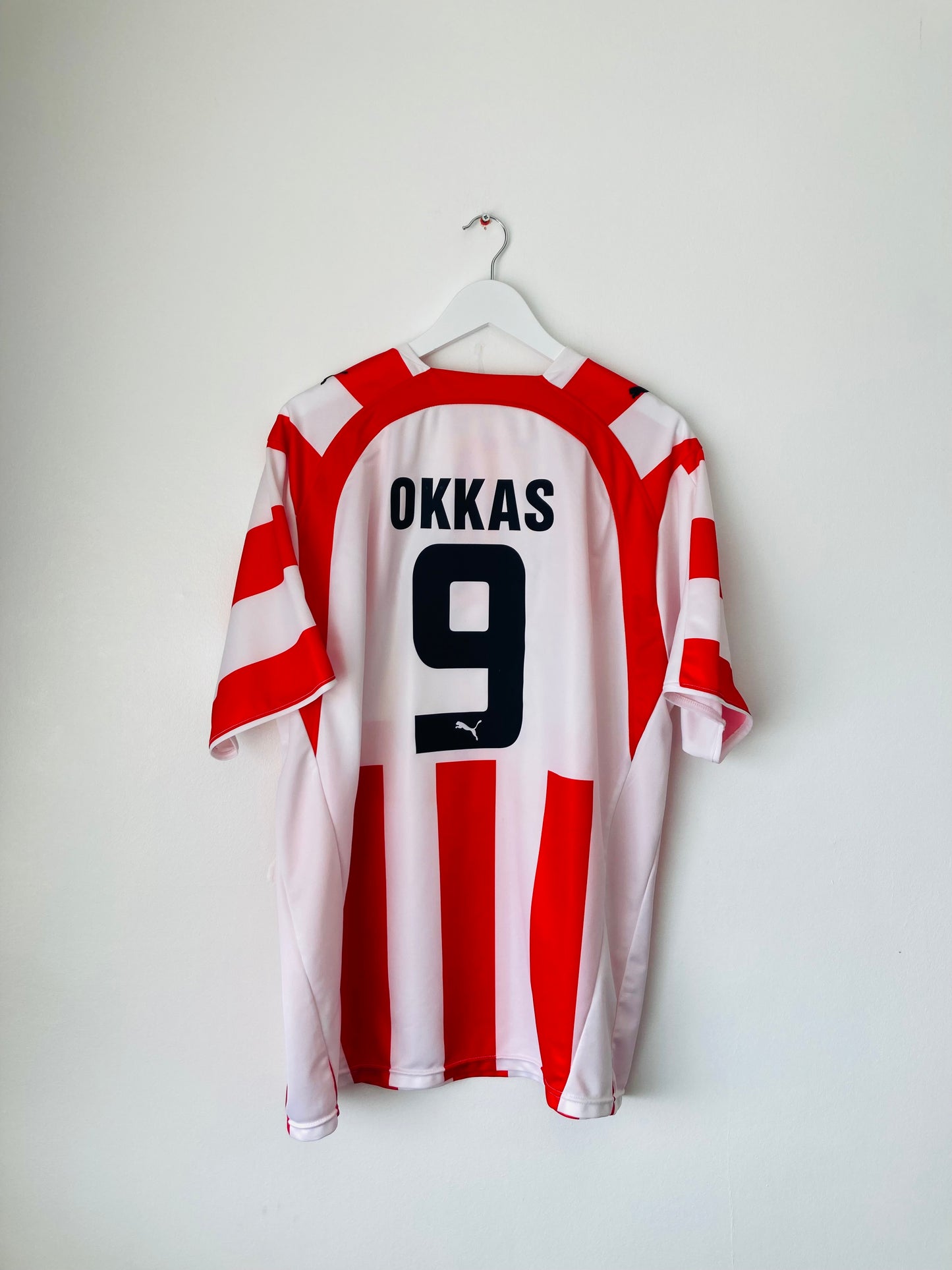 Olympiakos home football shirt 2006/07 Okkas XL
