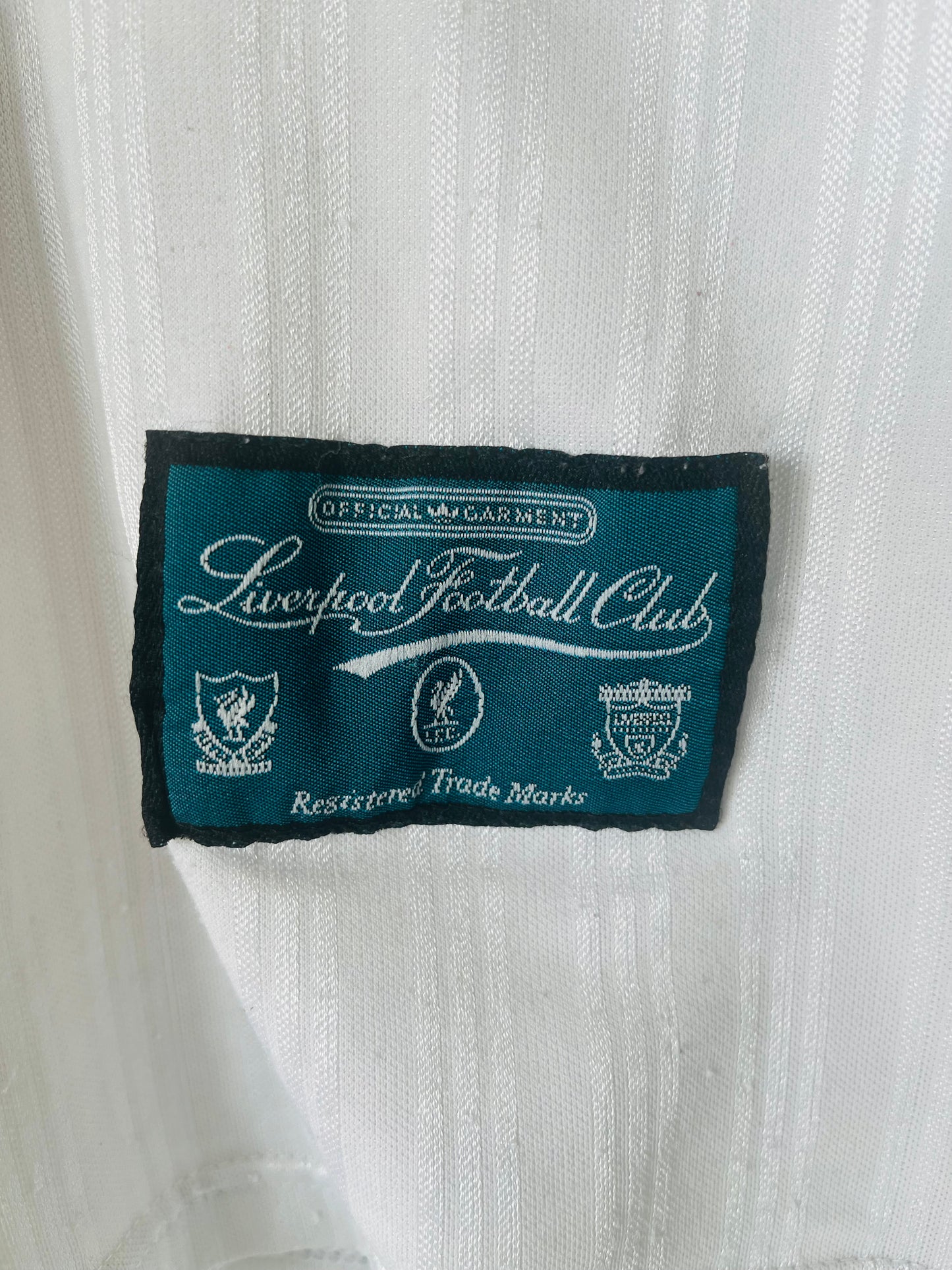 Liverpool away football shirt 1995/96 Fowler XL