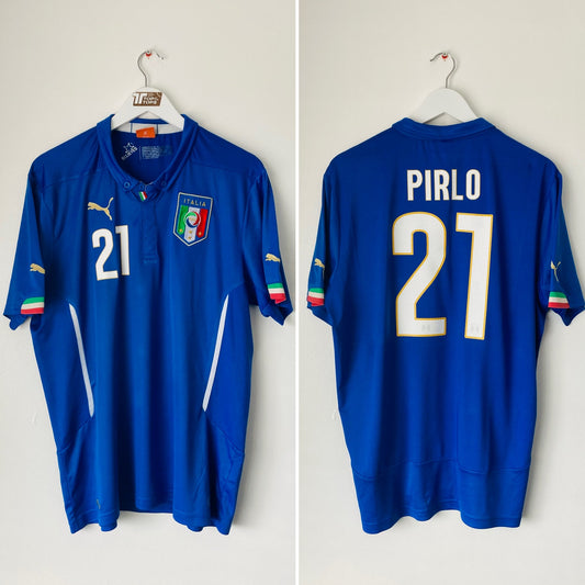 Italy home football shirt            W/C 2014 Pirlo XL