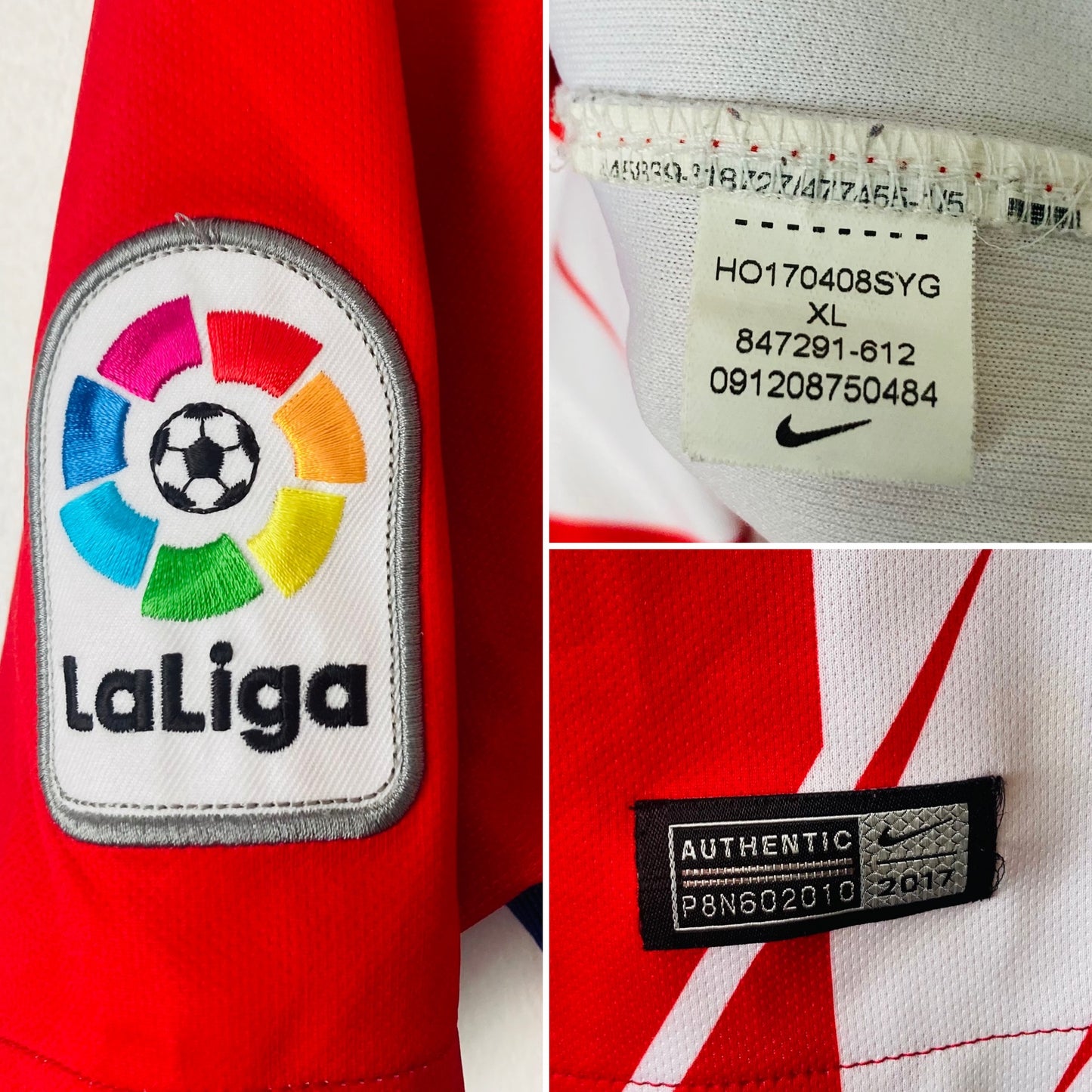 Atletico Madrid home football shirt
2017/18 XL Torres