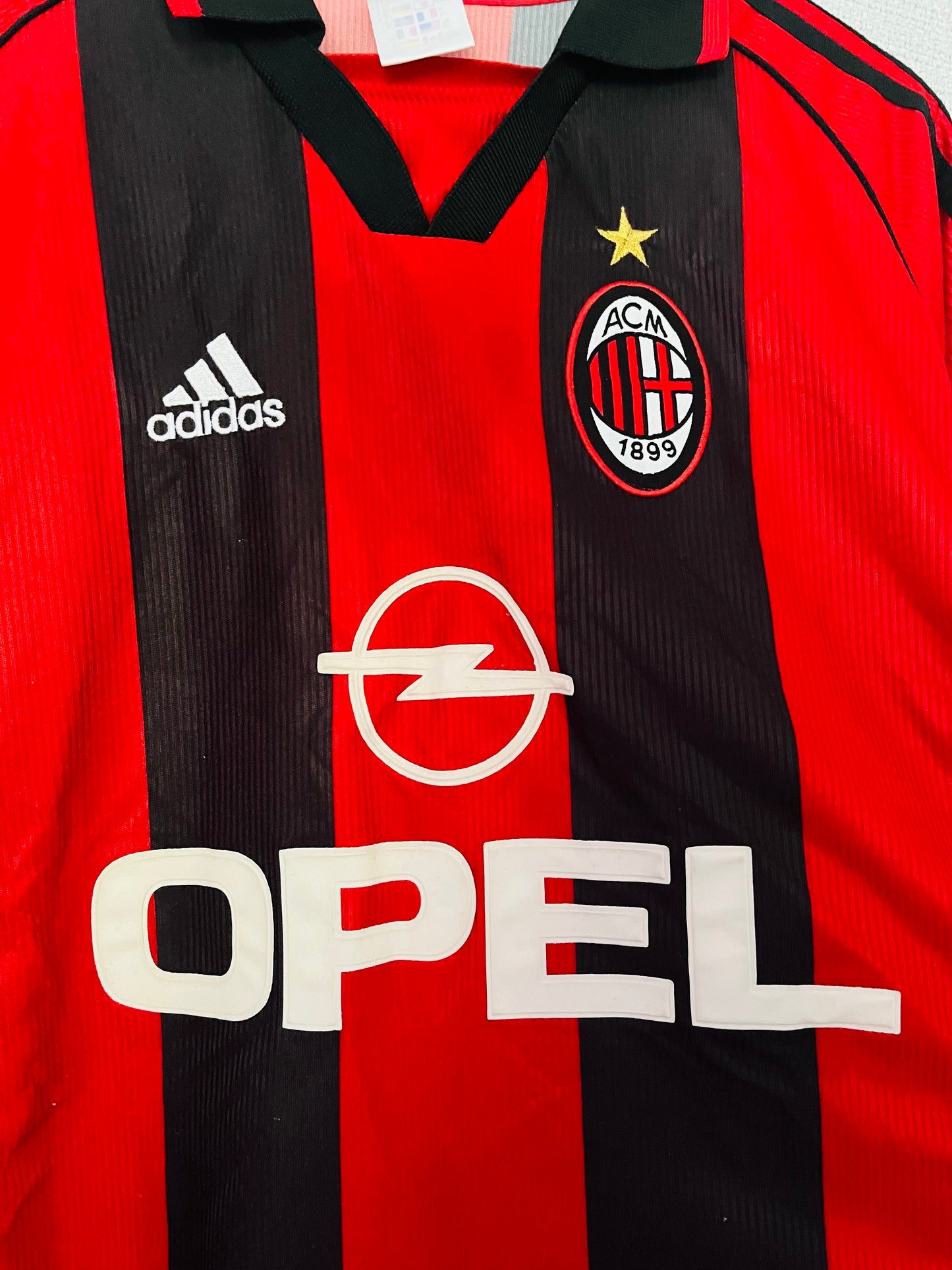 AC Milan home football shirt 1998/2000 Weah XL