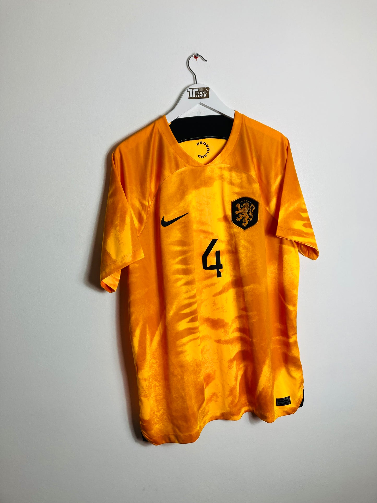 Holland Netherlands home football shirt W/C 2022 Virgil XL