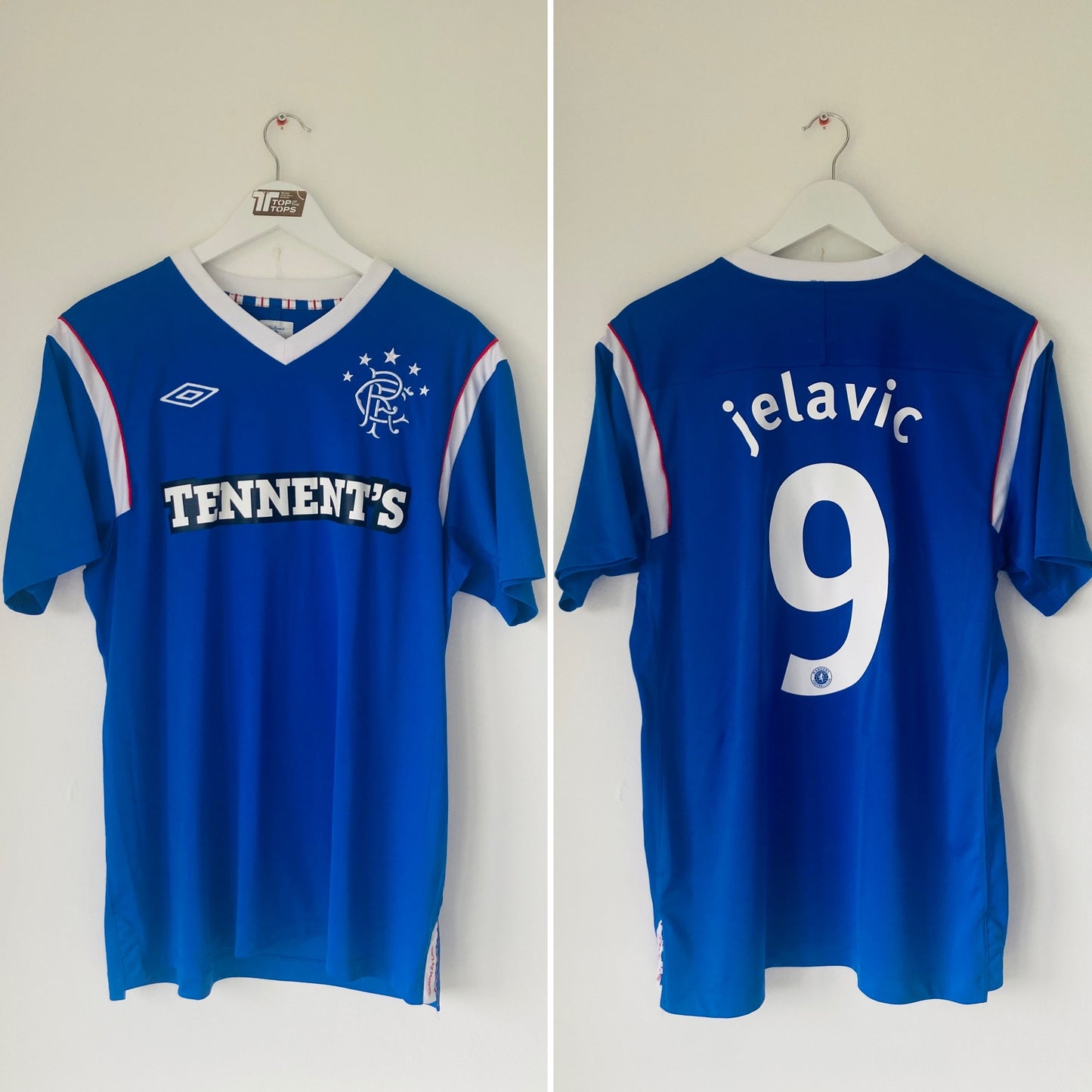 Glasgow Rangers home football shirt 2011/12 Jelavic Large