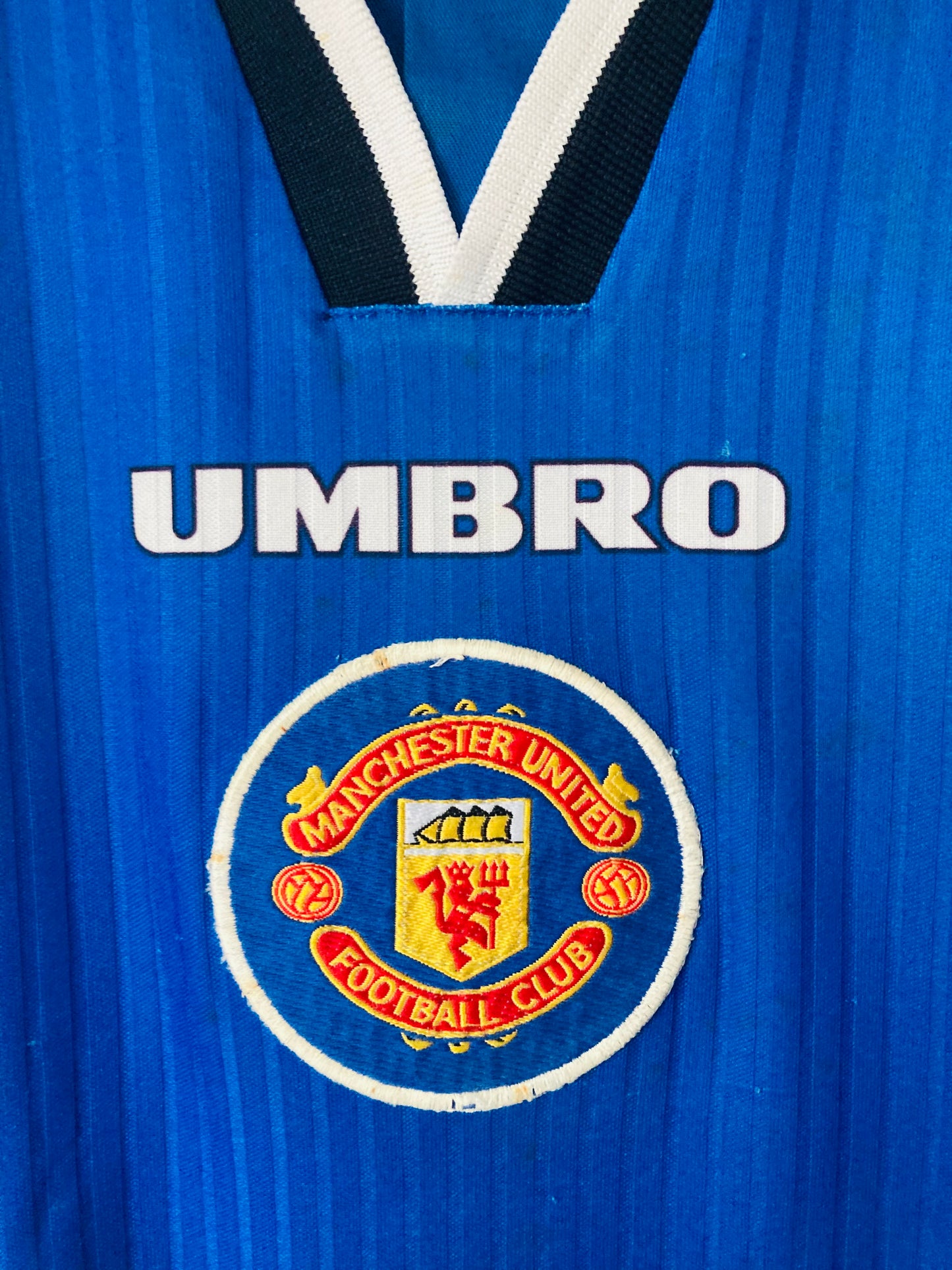 Manchester United third football shirt 1996/97 Beckham Large