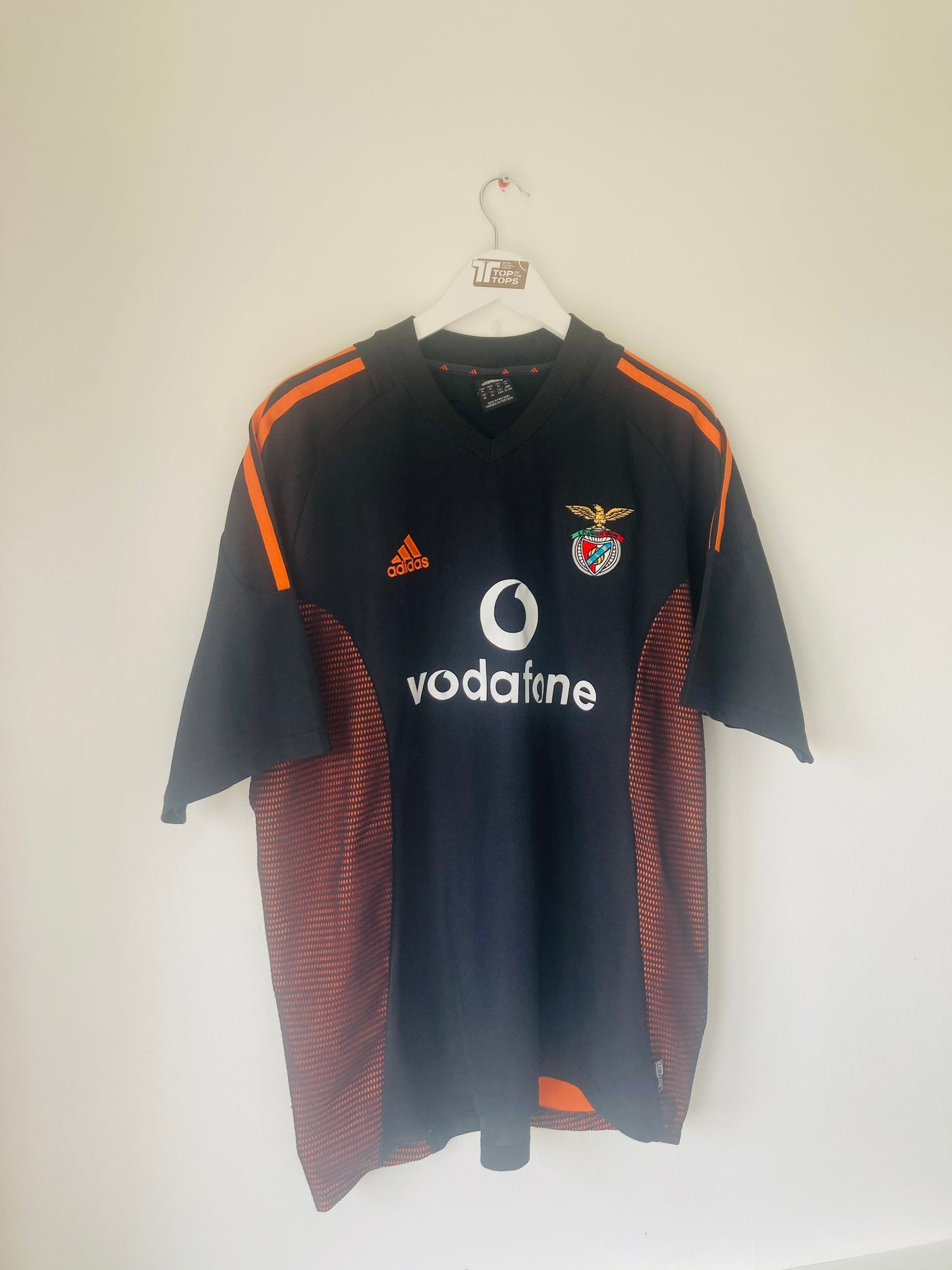 Benfica away football shirt 2002/03 Nuno Gomes XL