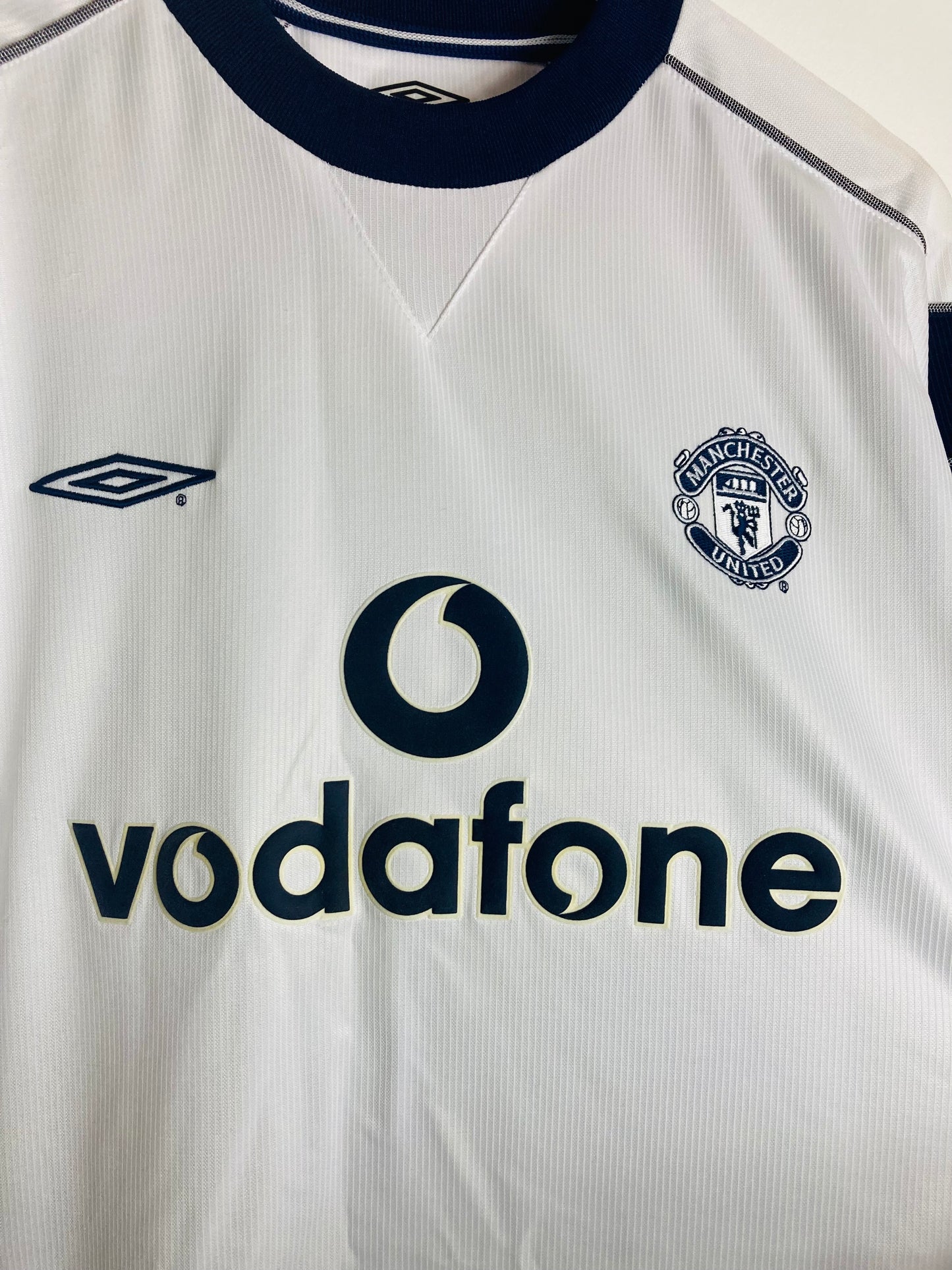 Manchester United away football shirt 2000/01 Beckham XL
