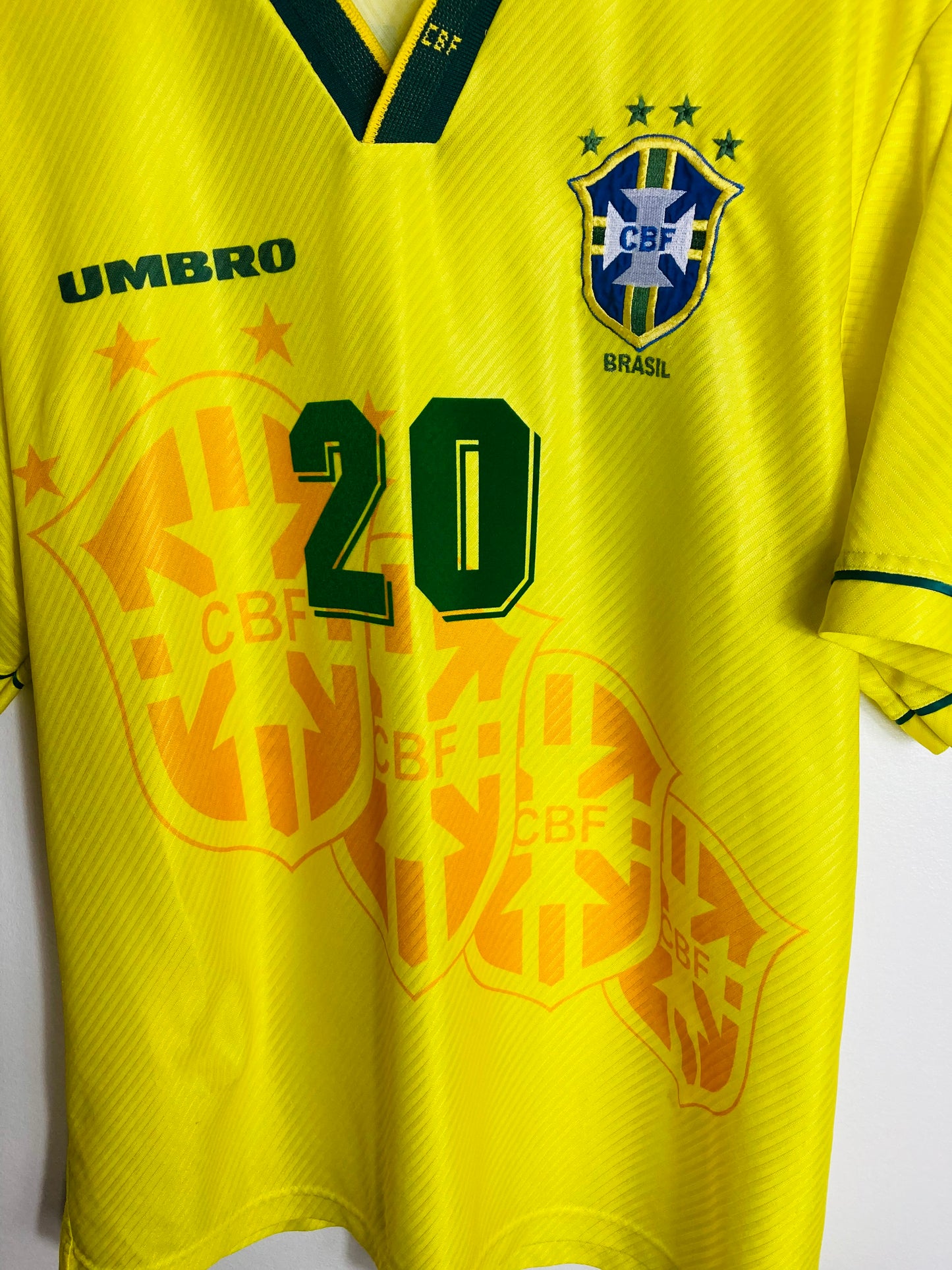 Brazil home football shirt
1994/95 Ronaldo large