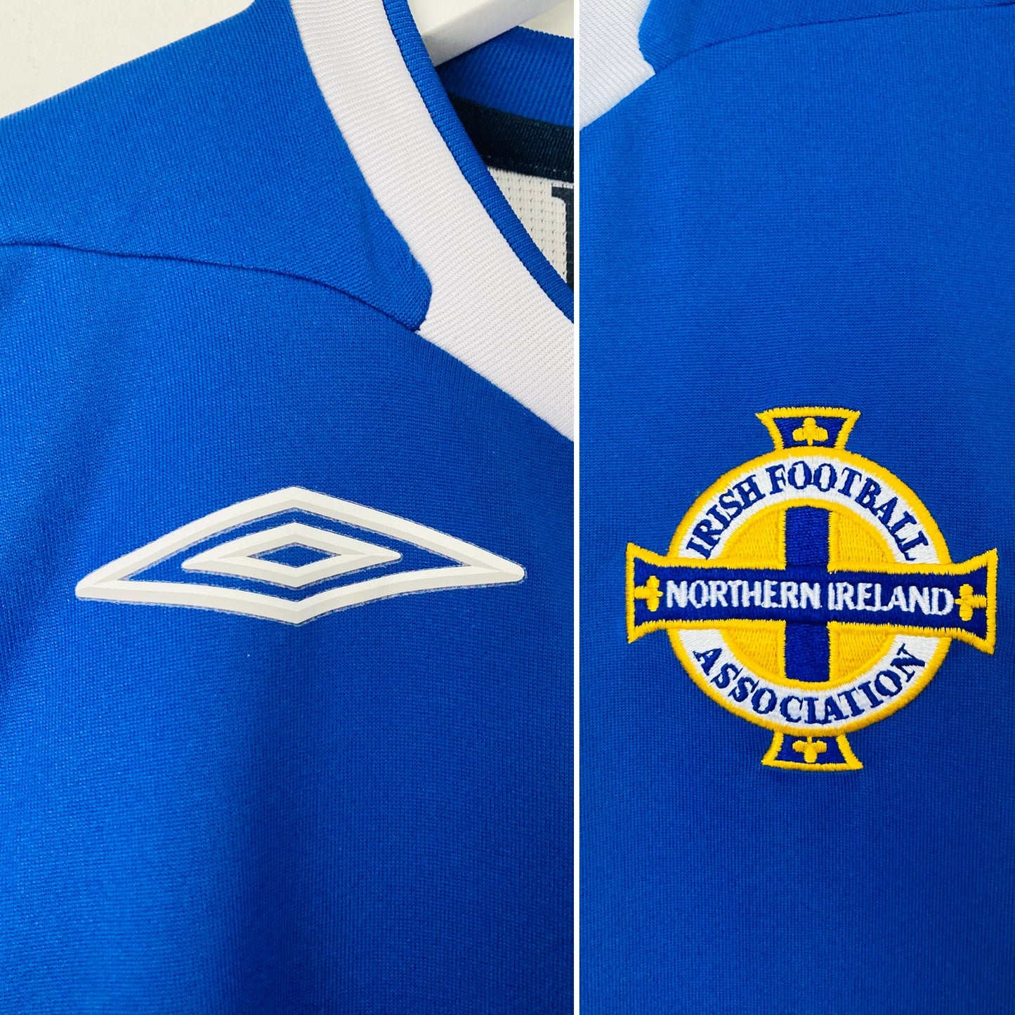 Northern Ireland away football shirt 2006/07 Large