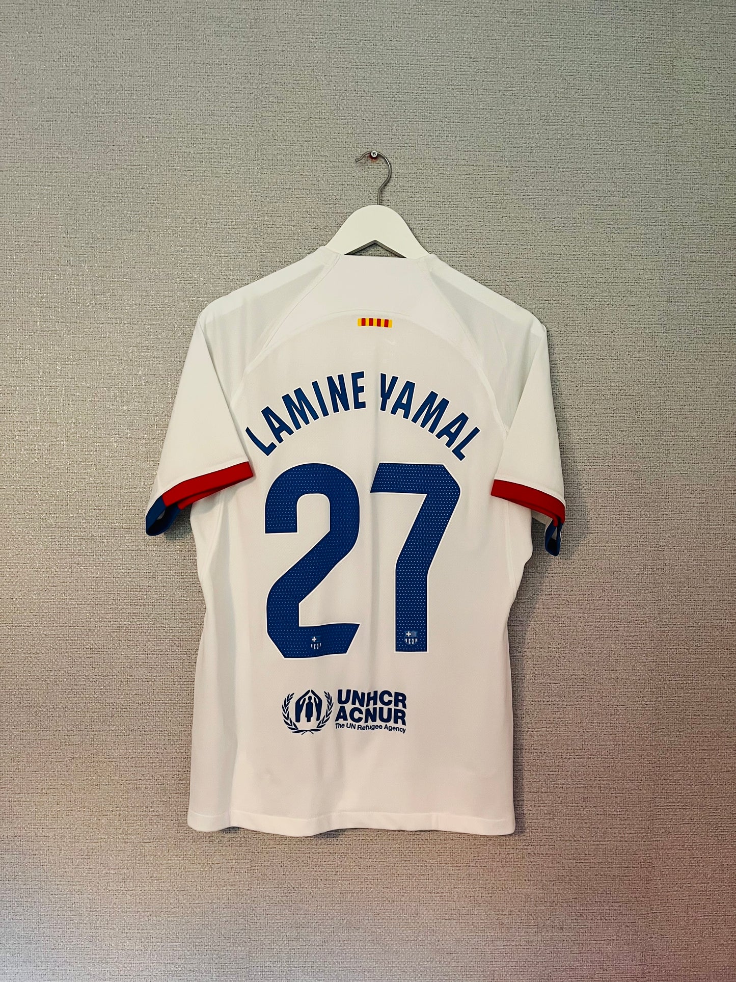 Barcelona away football shirt 2023/24 Lamine Yamal Medium