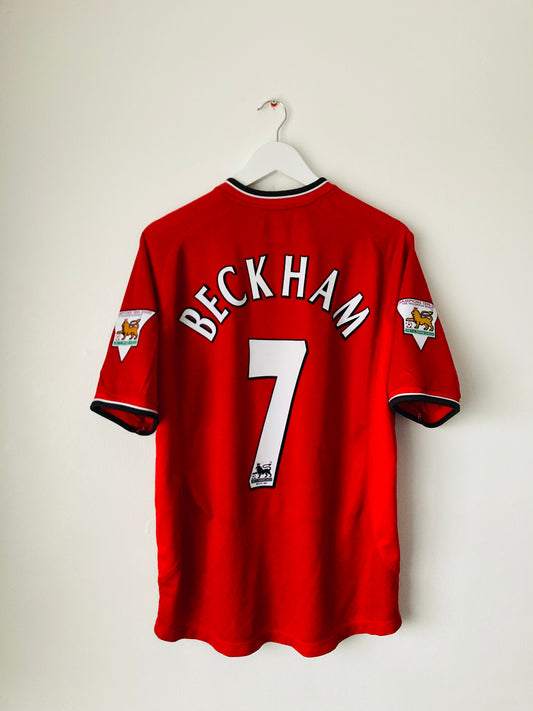 Manchester United home football shirt 2000/02
Beckham Large