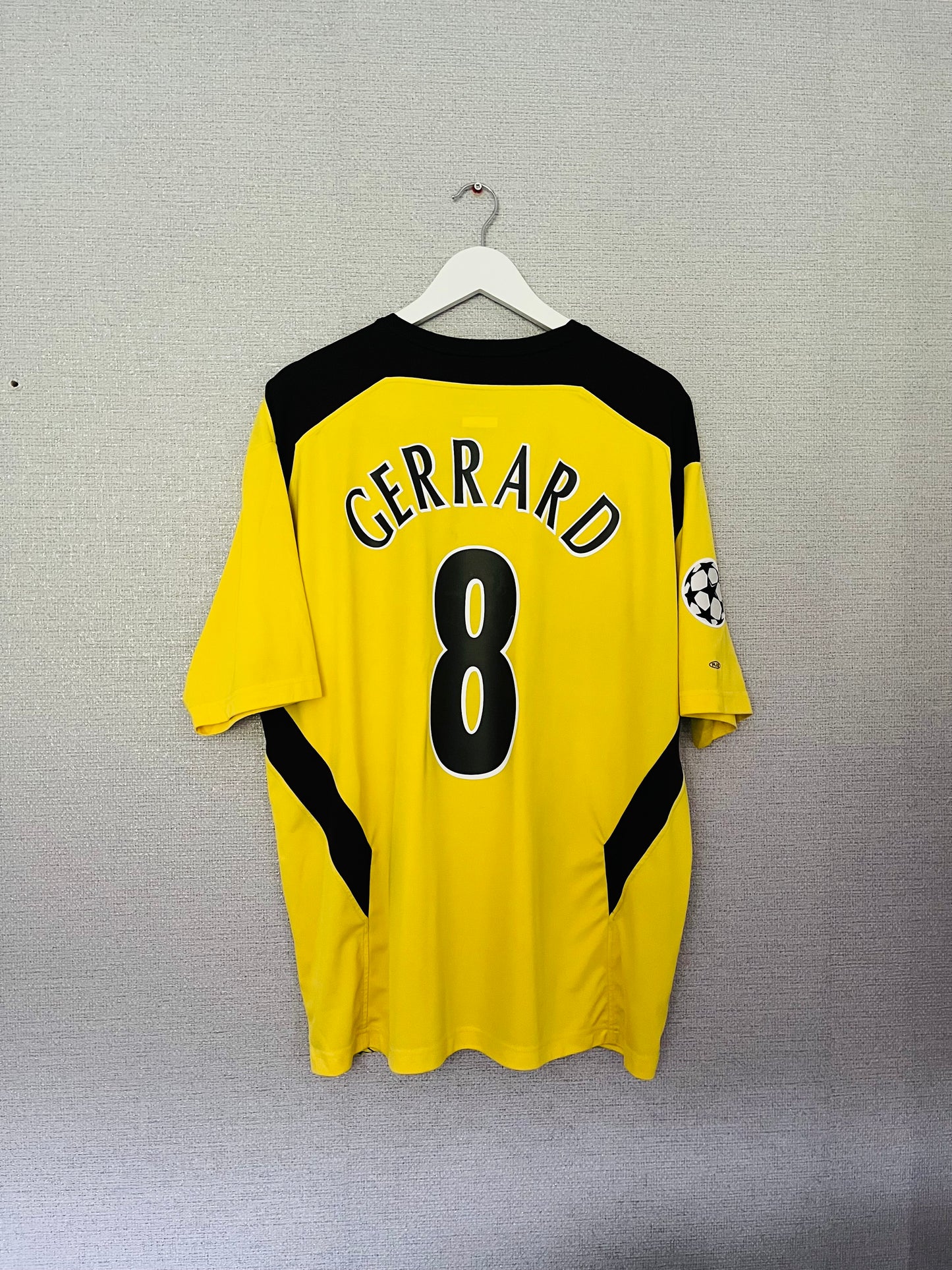 Liverpool away football shirt 2004/05 Gerrard XL
