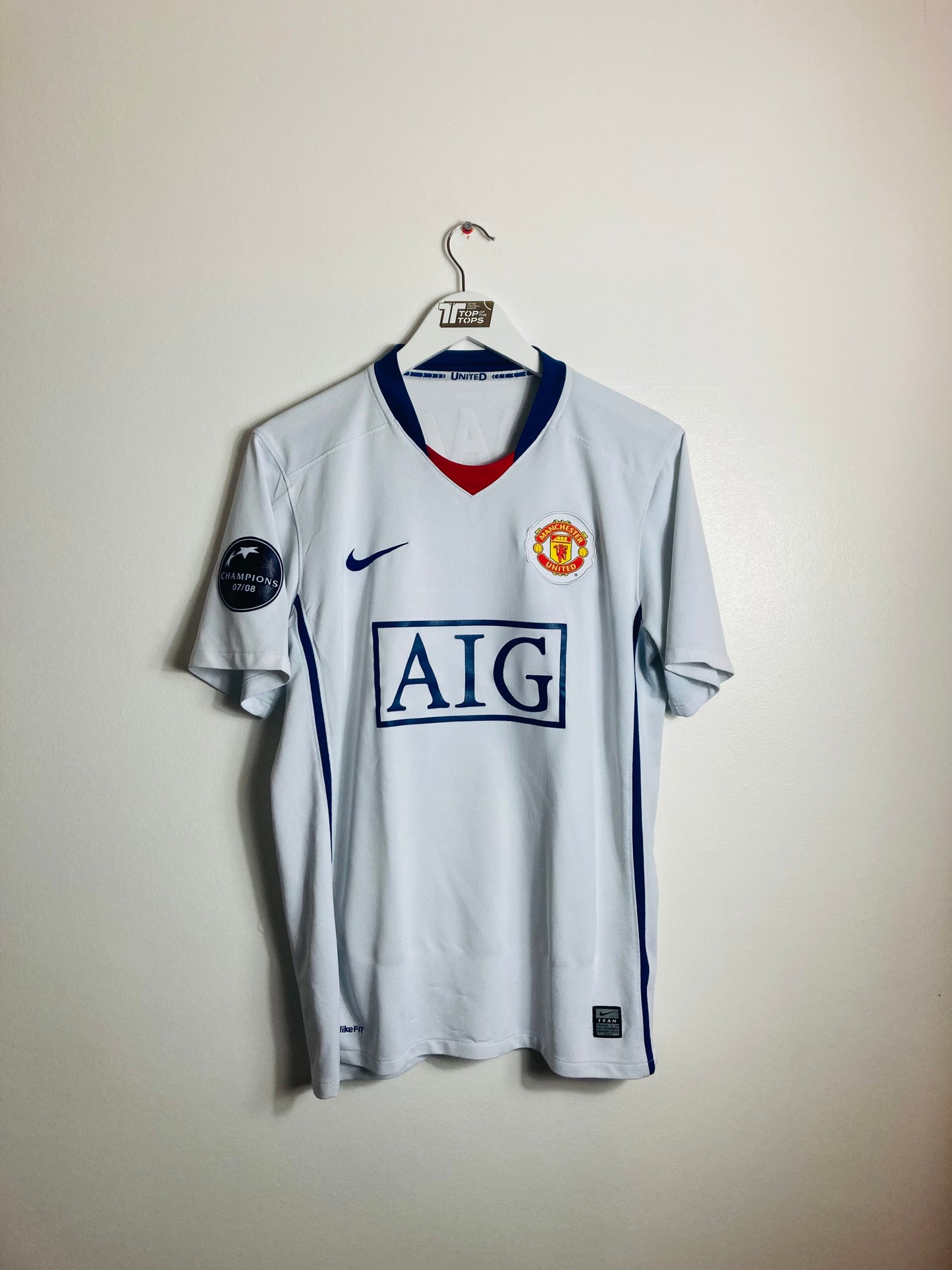 Manchester United away football shirt 2008/09 CR7 medium