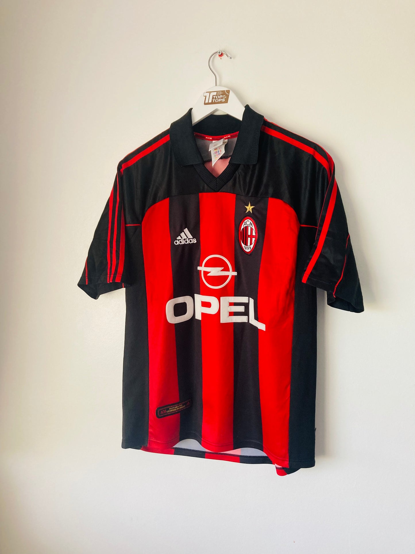 AC Milan home football shirt 2000/02 Maldini Medium