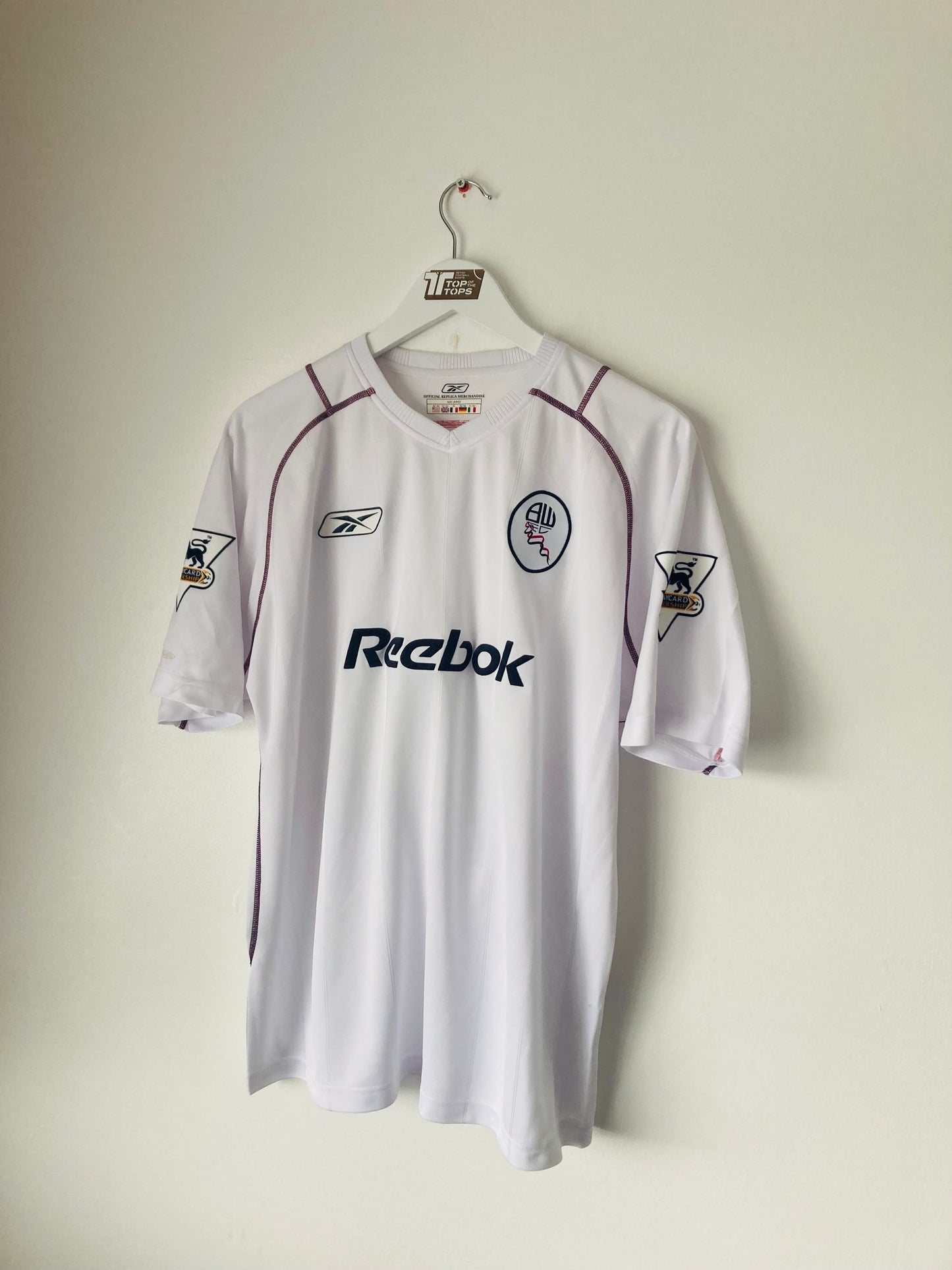Bolton Wanderers home football shirt
2003/05 Okocha large