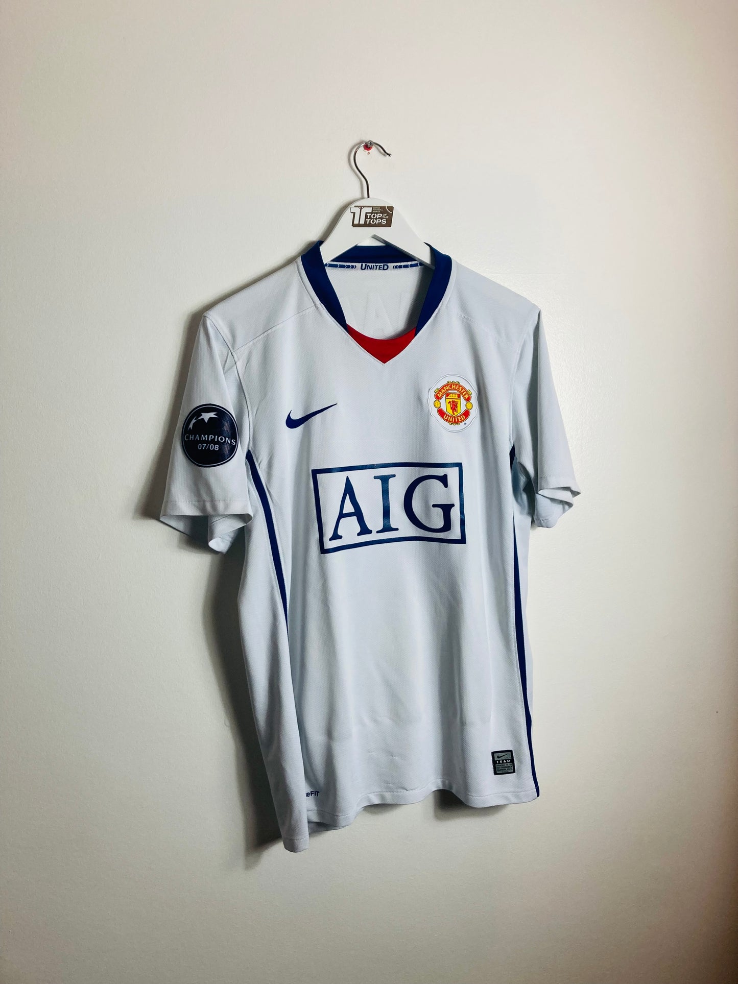 Manchester United away football shirt 2008/09 CR7 medium