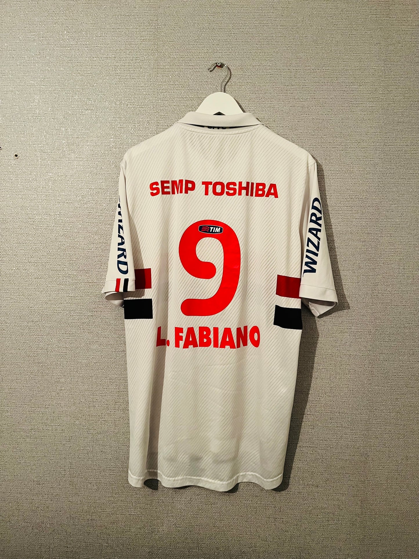 São Paulo home football shirt 2013/14 Fabiano XXL