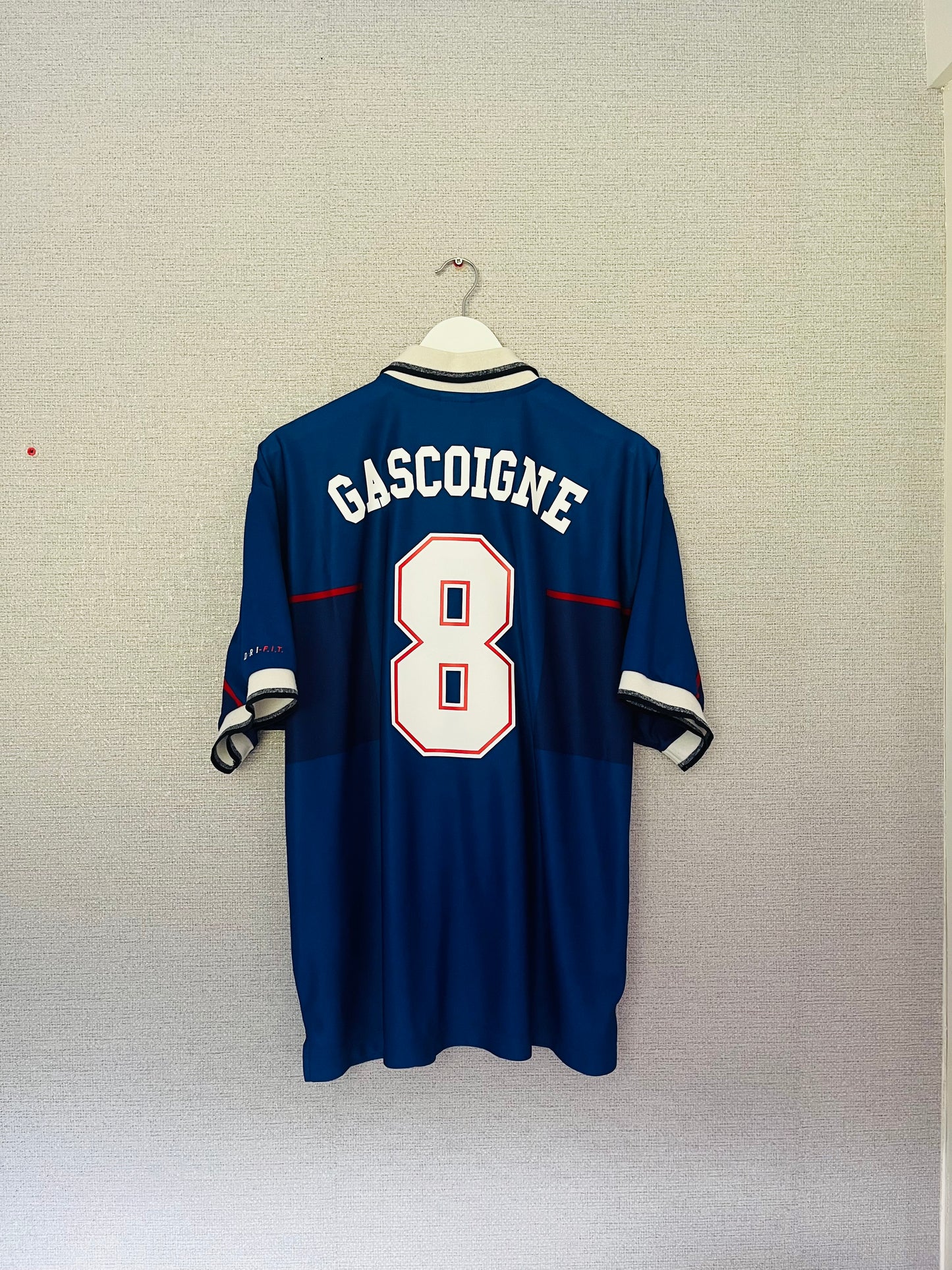 Rangers home football shirt 1997/99 Gascoigne XL