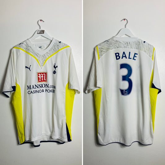 Tottenham Hotspur home football shirt 2009/10 Bale XL