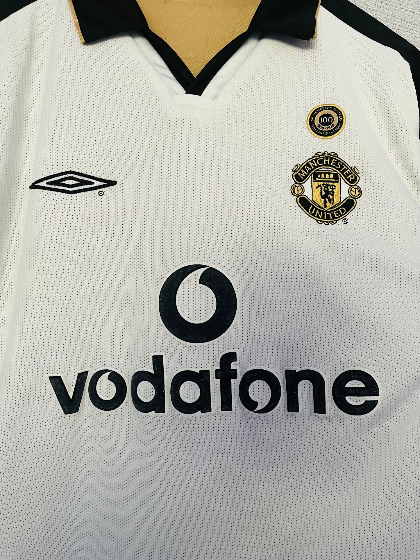 Manchester United away reversible football shirt 2001/02 Forlan Large