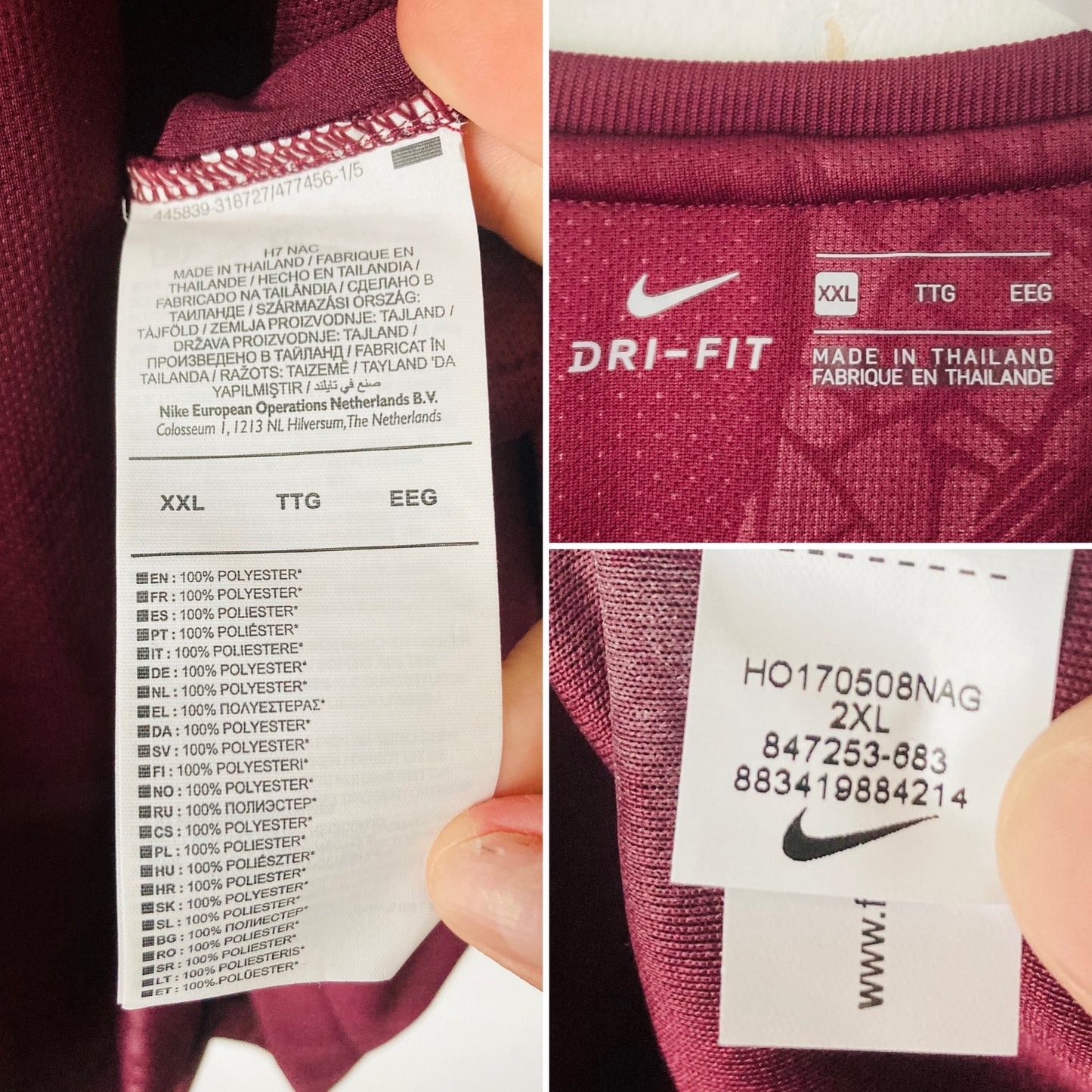 Barcelona third football shirt
2017/18 Messi XXL