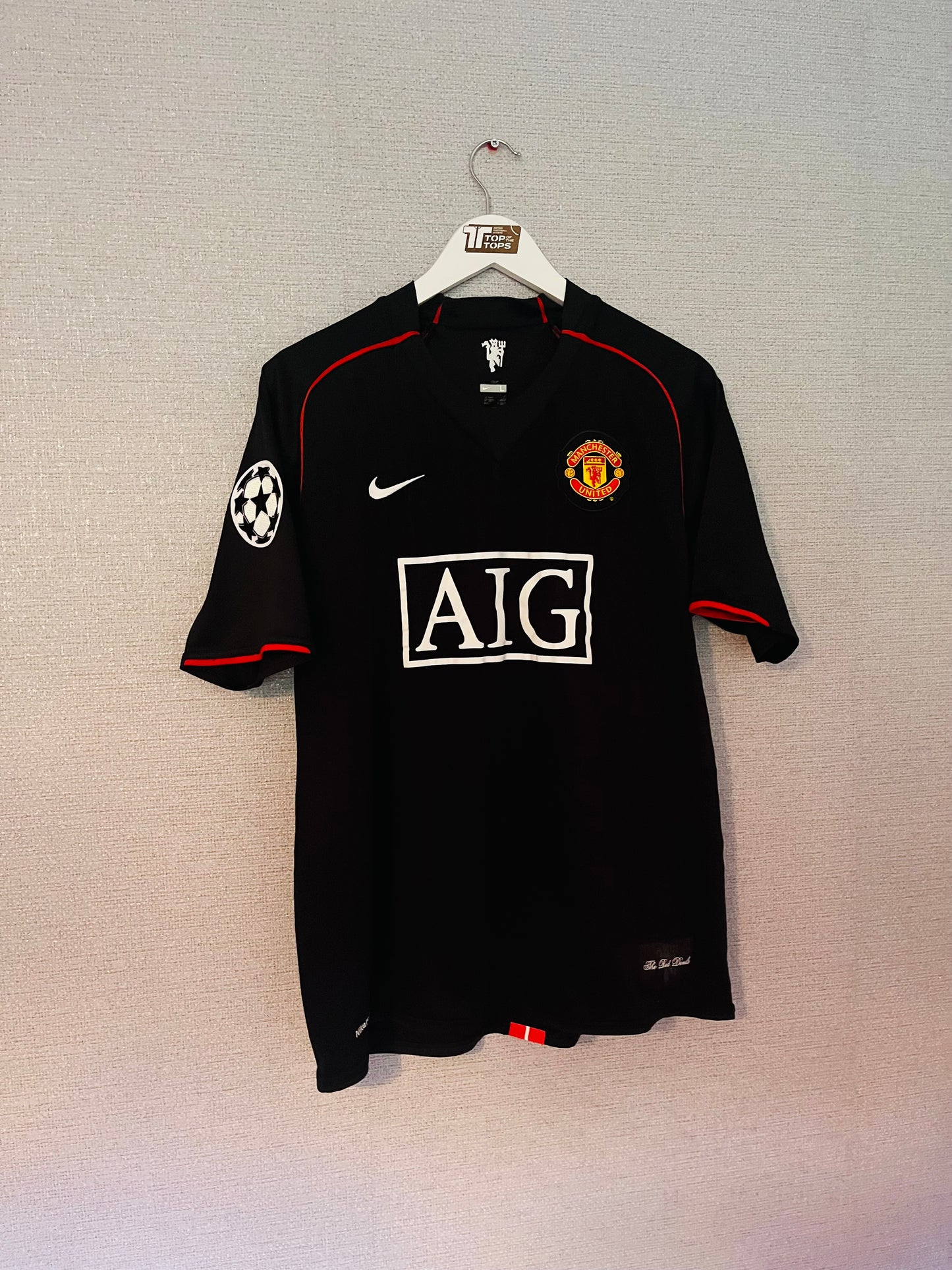 Manchester United away football shirt 2007/08 CR7 Medium