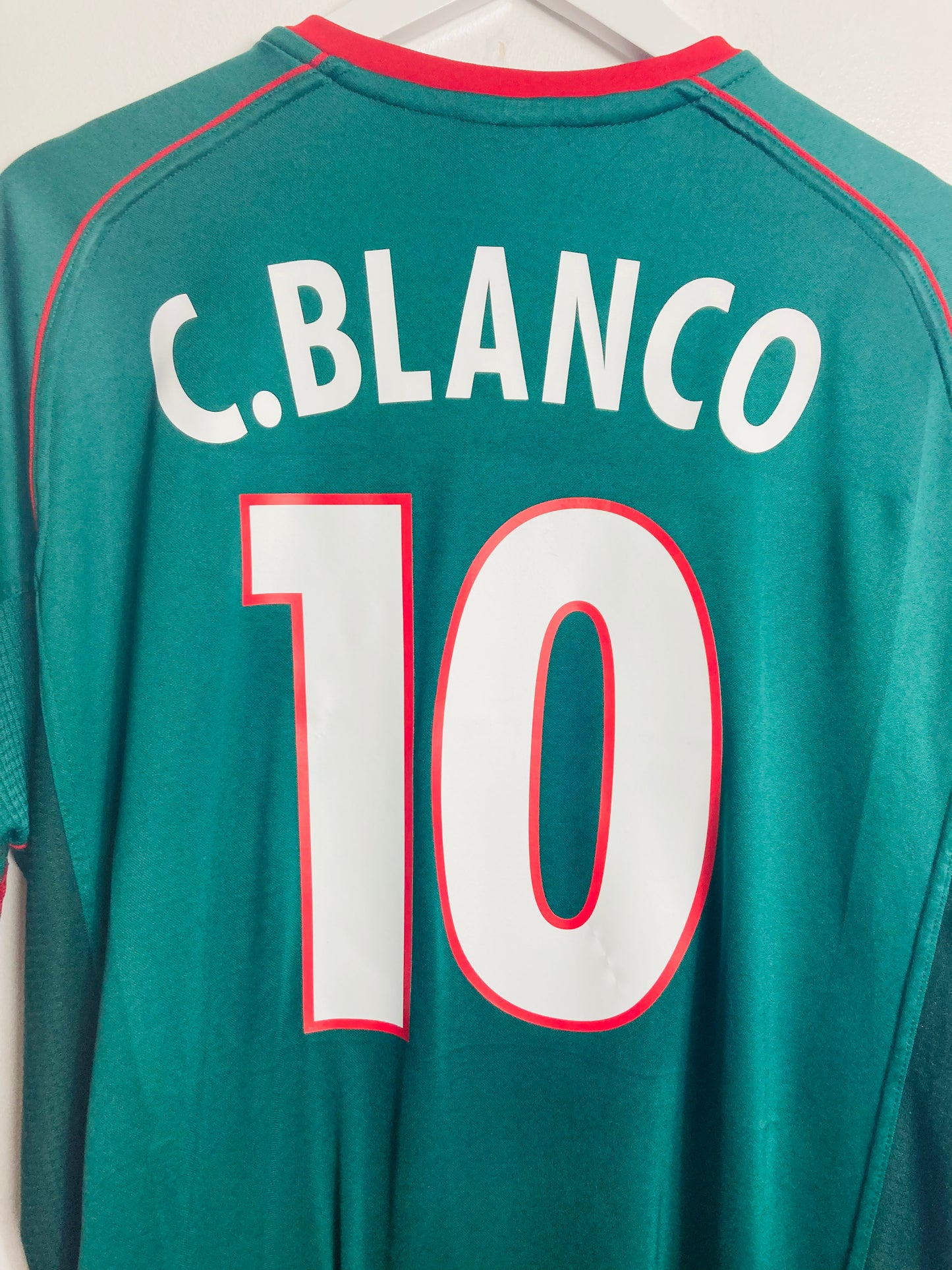 Mexico home football shirt 2001/02 Blanco XL