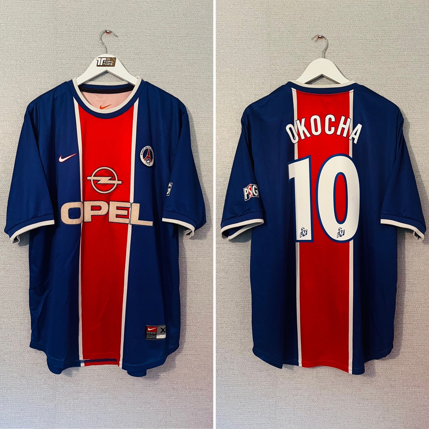 PSG home football shirt
1999/2000 Okocha XL