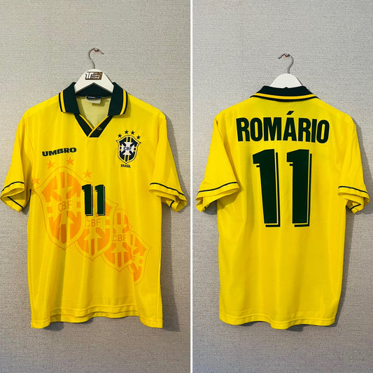 Brazil home football shirt 1994/95 Romario Medium