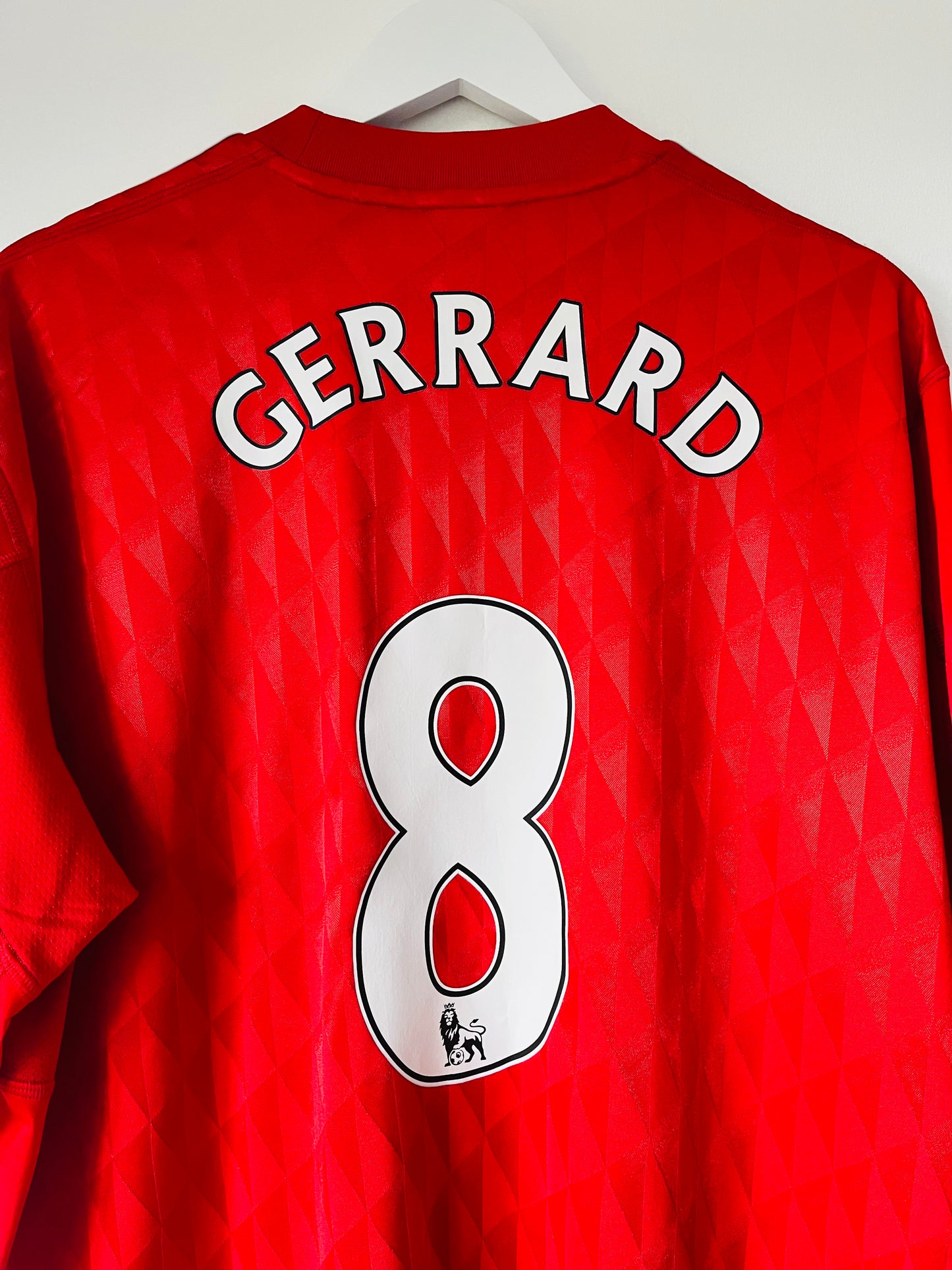 Liverpool home football shirt 2010/12 Gerrard XL