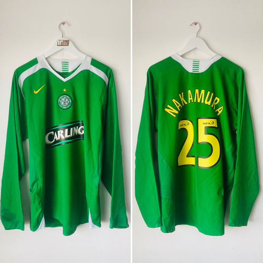 Glasgow Celtic away football shirt (player issue) 2005/06 Nakamura XL
