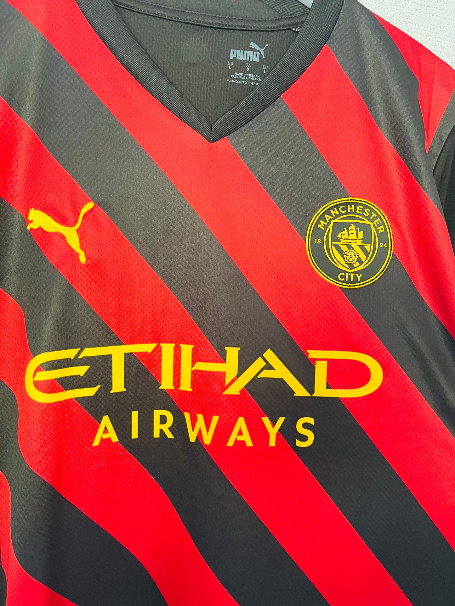 Manchester City away football shirt 2022/23 De Bruyne Large