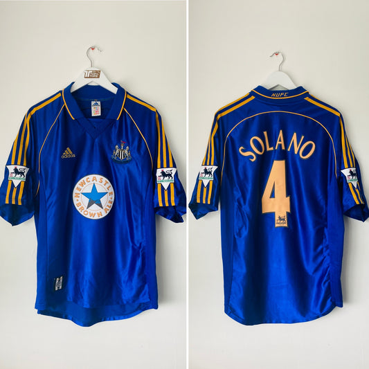 Newcastle United away football shirt
1998/99 Solano Large