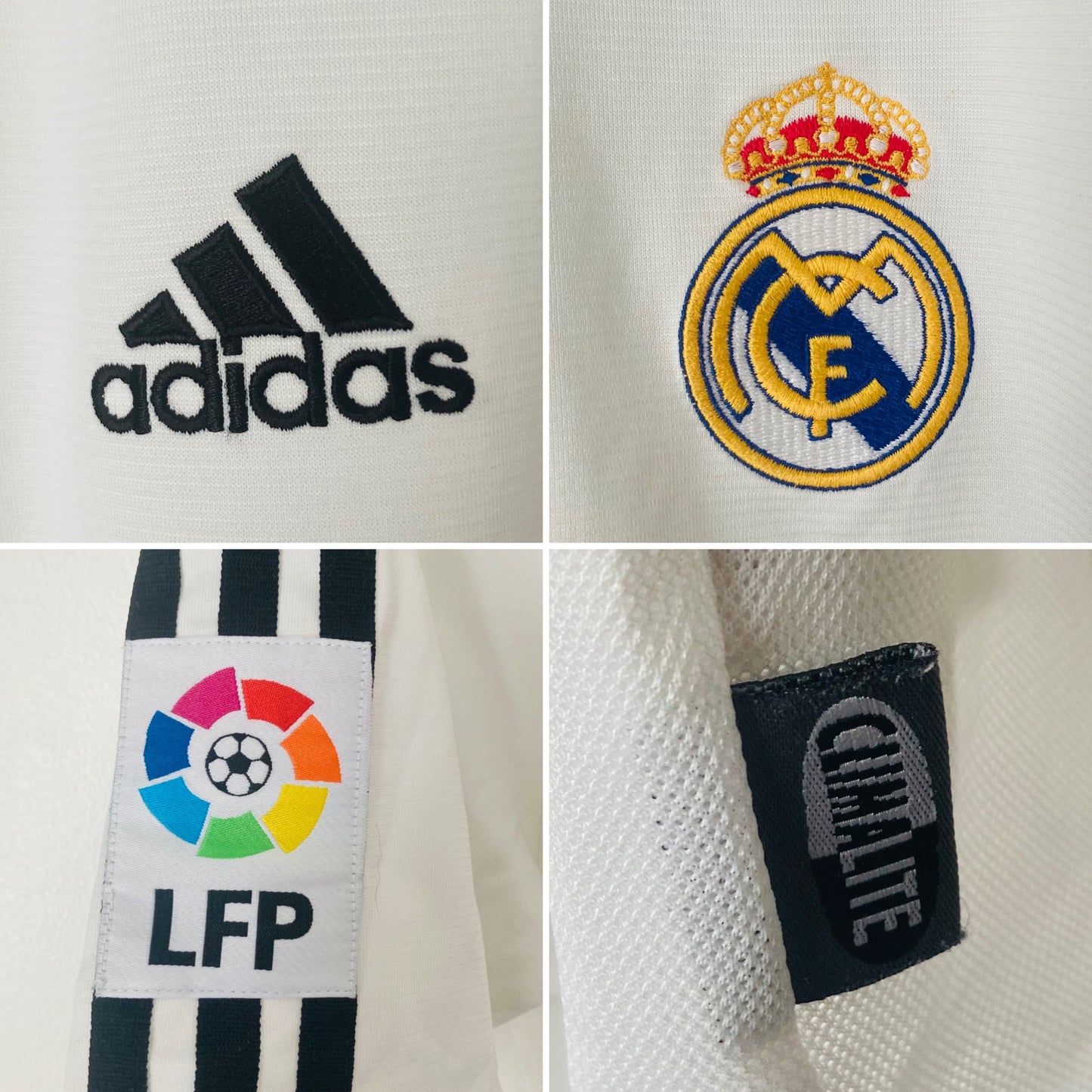 Rea Madrid home football shirt 2003/04 R9 Large