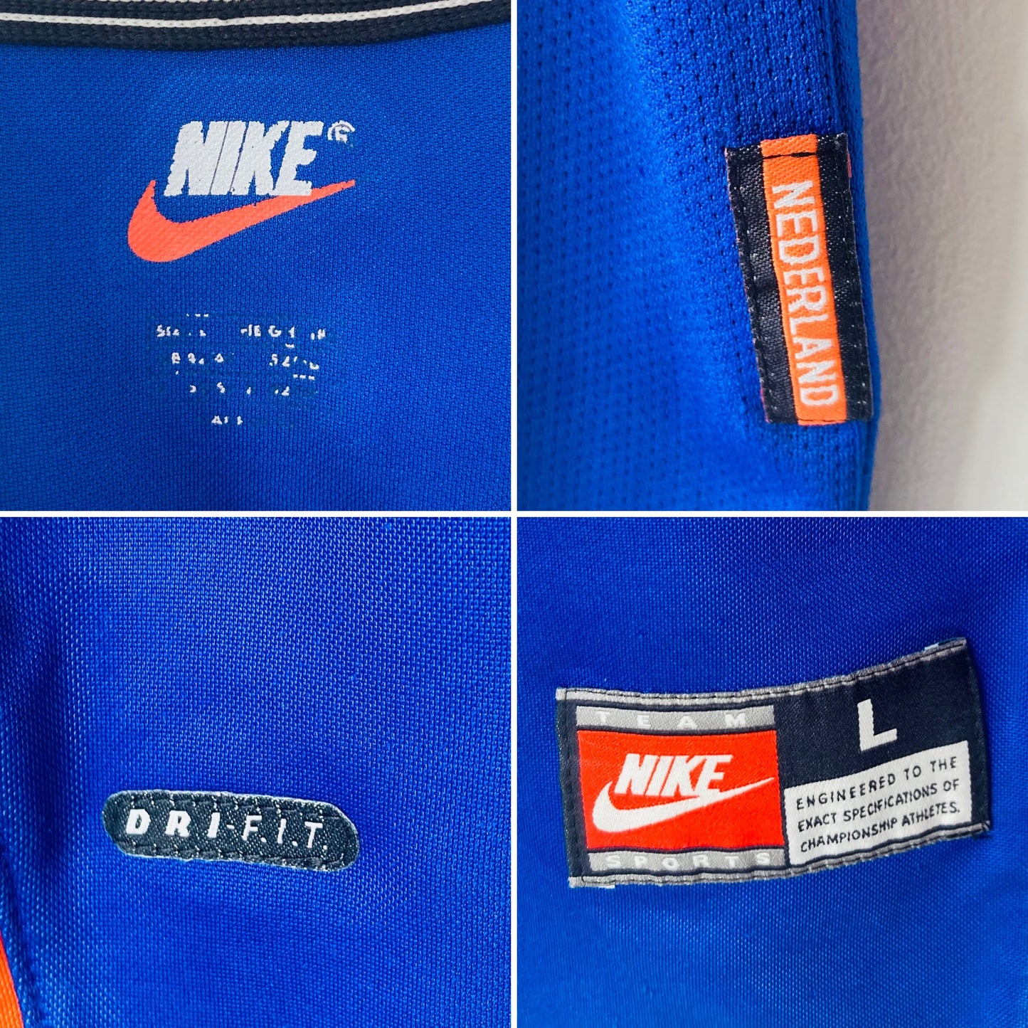 Holland Netherlands away football shirt 1998/99 Davids Large