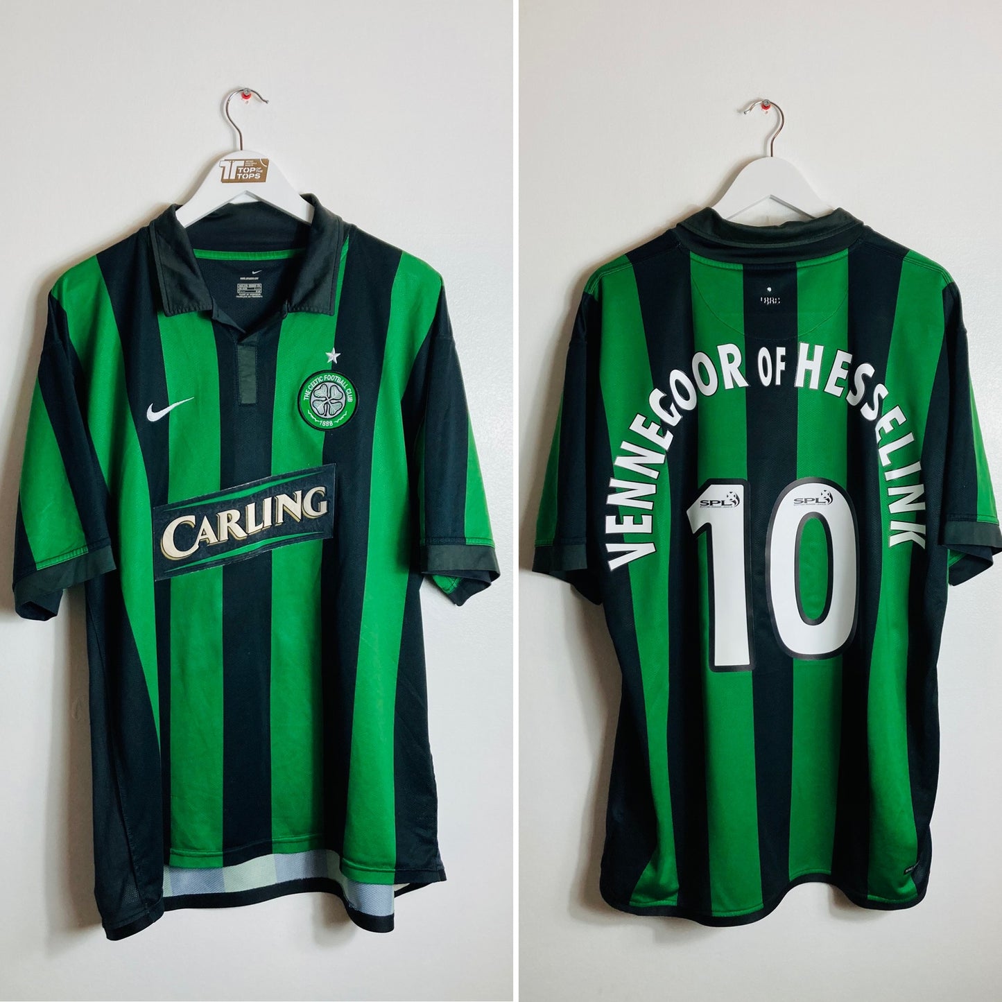 Glasgow Celtic away football shirt 2006/08 Vennegoor of Hesselink XXL