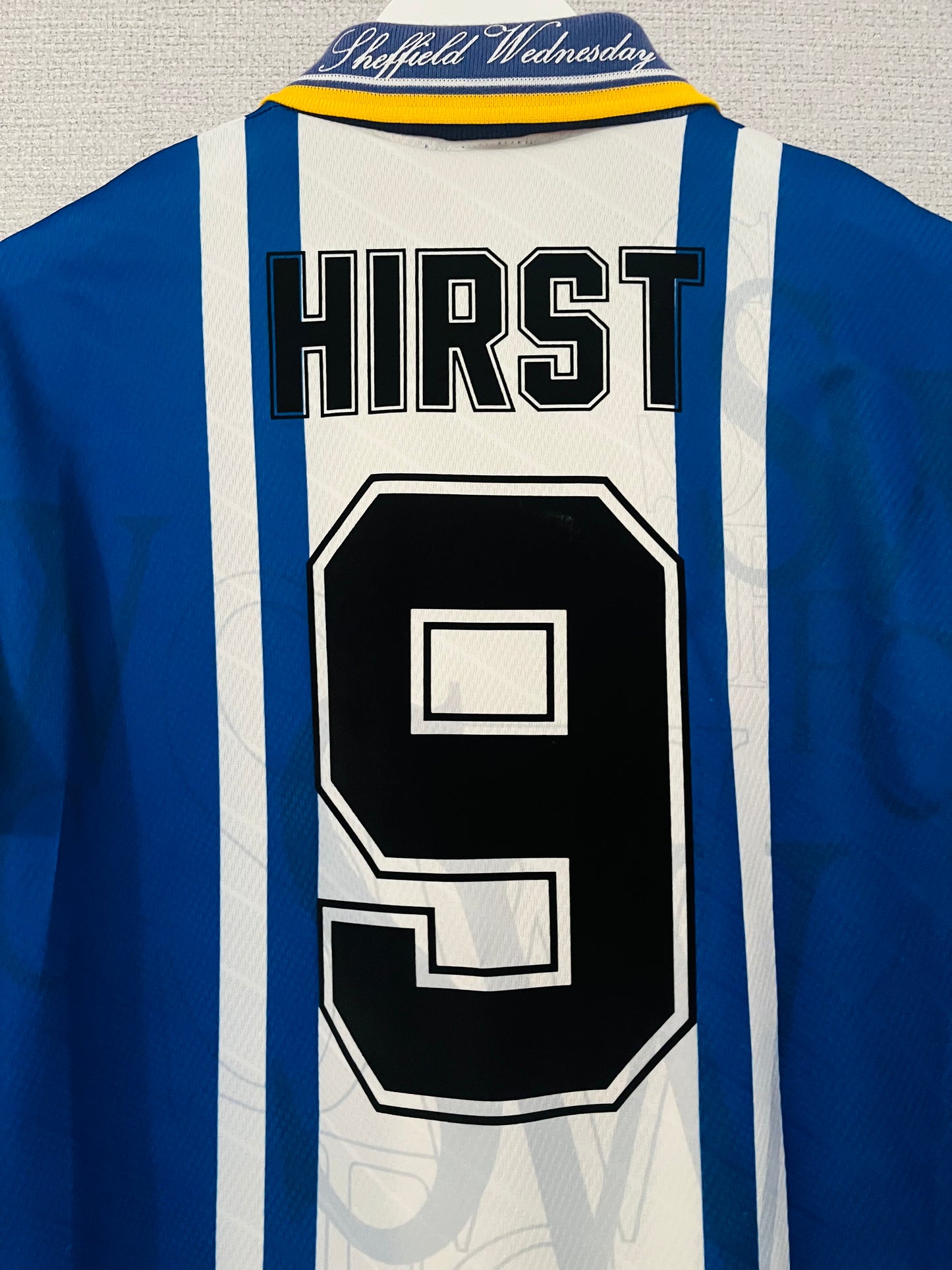 Sheffield Wednesday home football shirt 1995/97 Hirst Medium