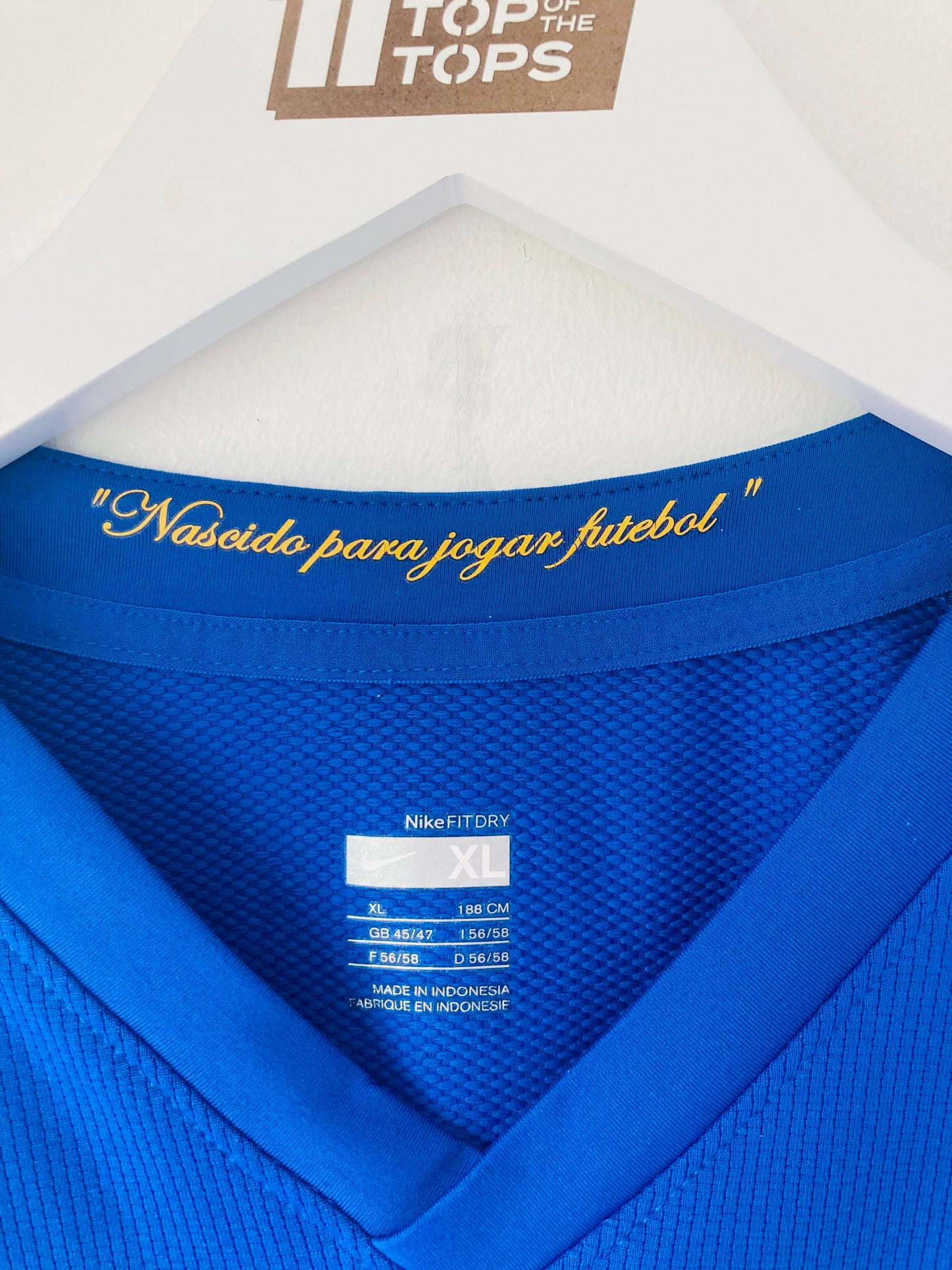 Brazil away football shirt 2008/10 Ronaldinho XL