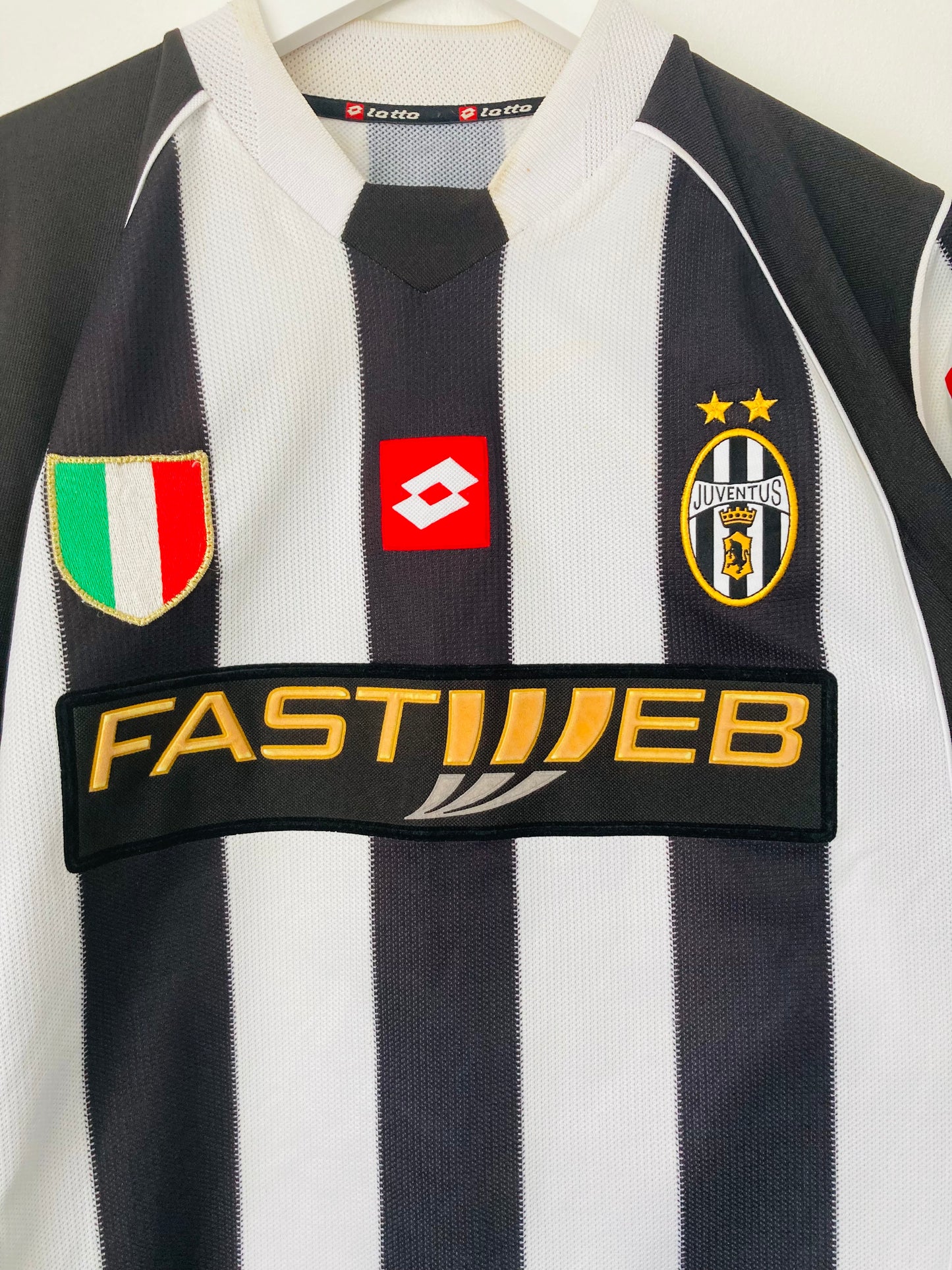 Juventus home football shirt 2002/03 Salas Large