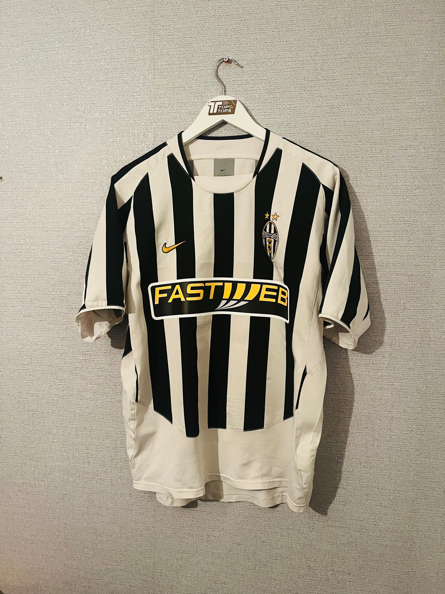 Juventus home football shirt 2003/04 Del Piero Medium