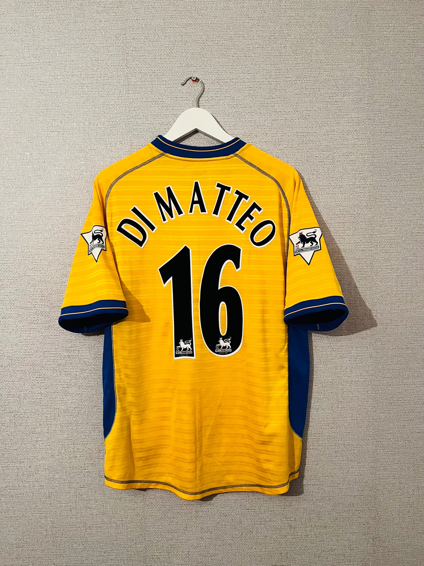 Chelsea away football shirt 2000/02 Di Matteo XL