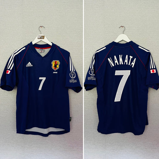 Japan home football shirt
W/C 2002 Nakata Medium