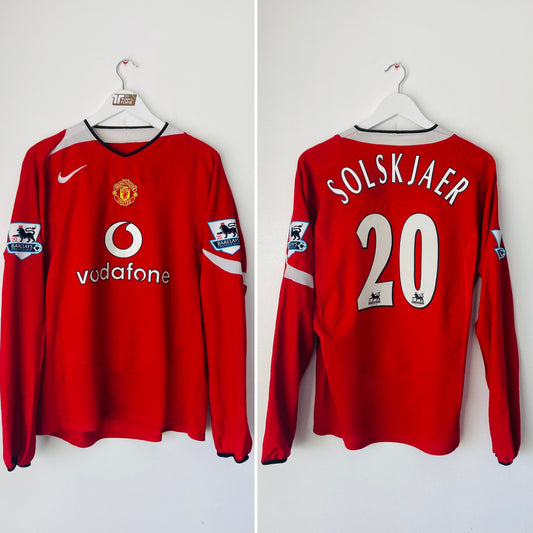 Manchester United home football shirt
2004/06 Solskjaer Medium