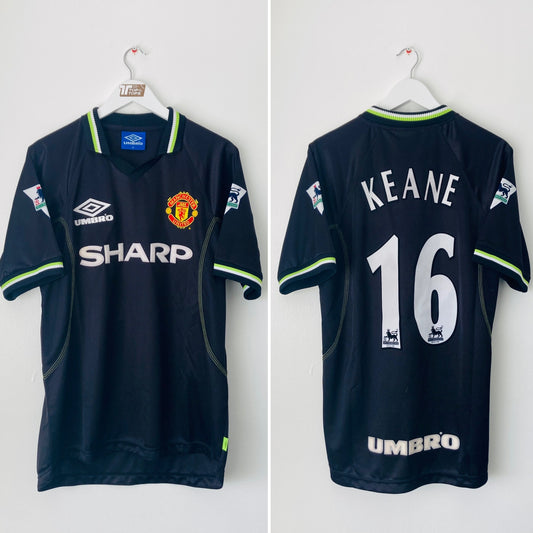 Manchester United third football shirt 1998/99 Keane Medium