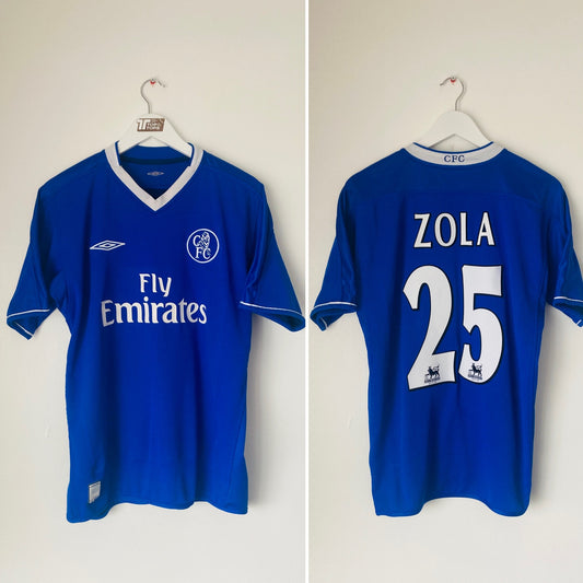 Chelsea home football shirt
2003/04 Zola Medium