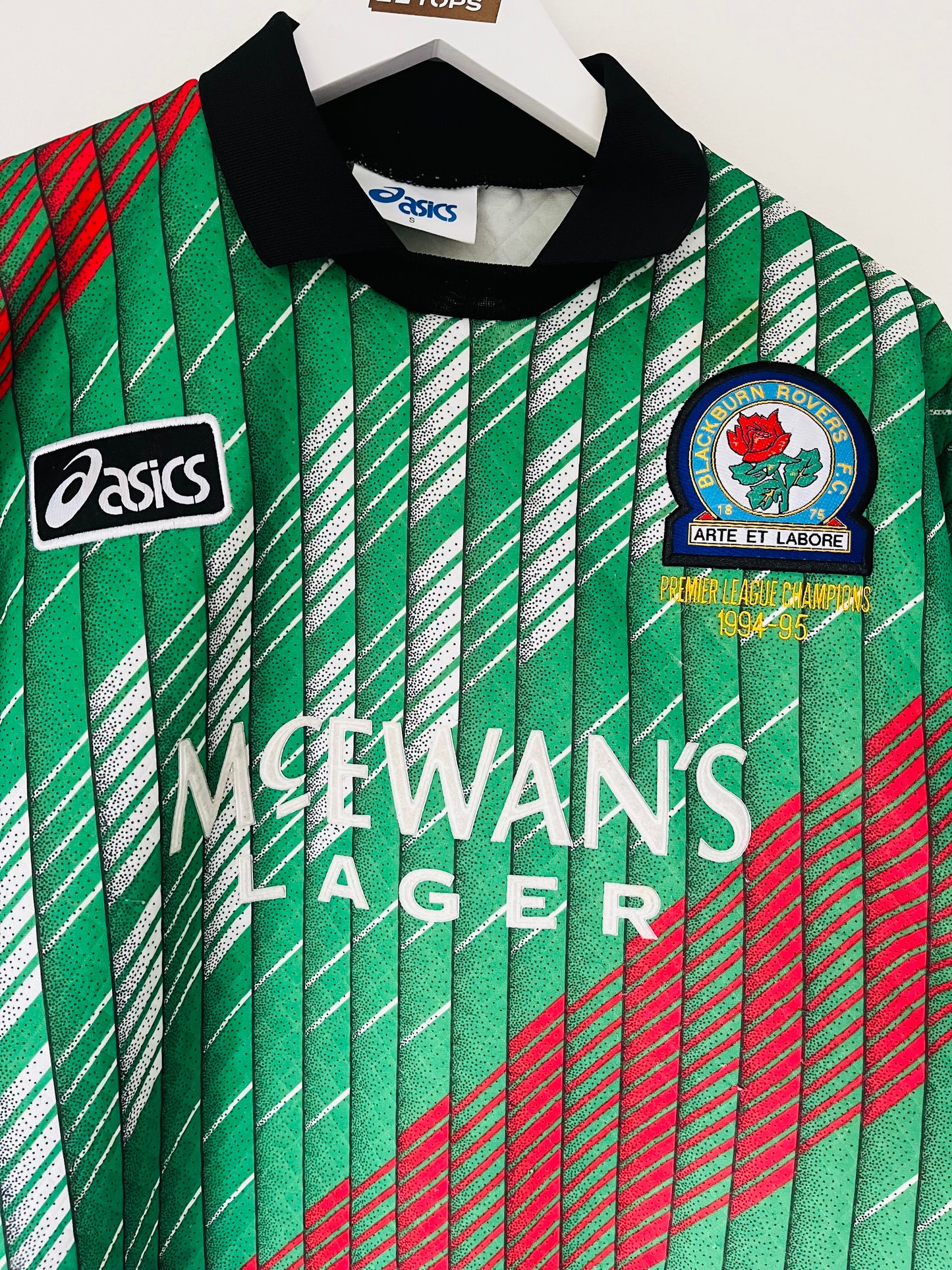 Blackburn Rovers goalkeeper football shirt 1995/96 Small
