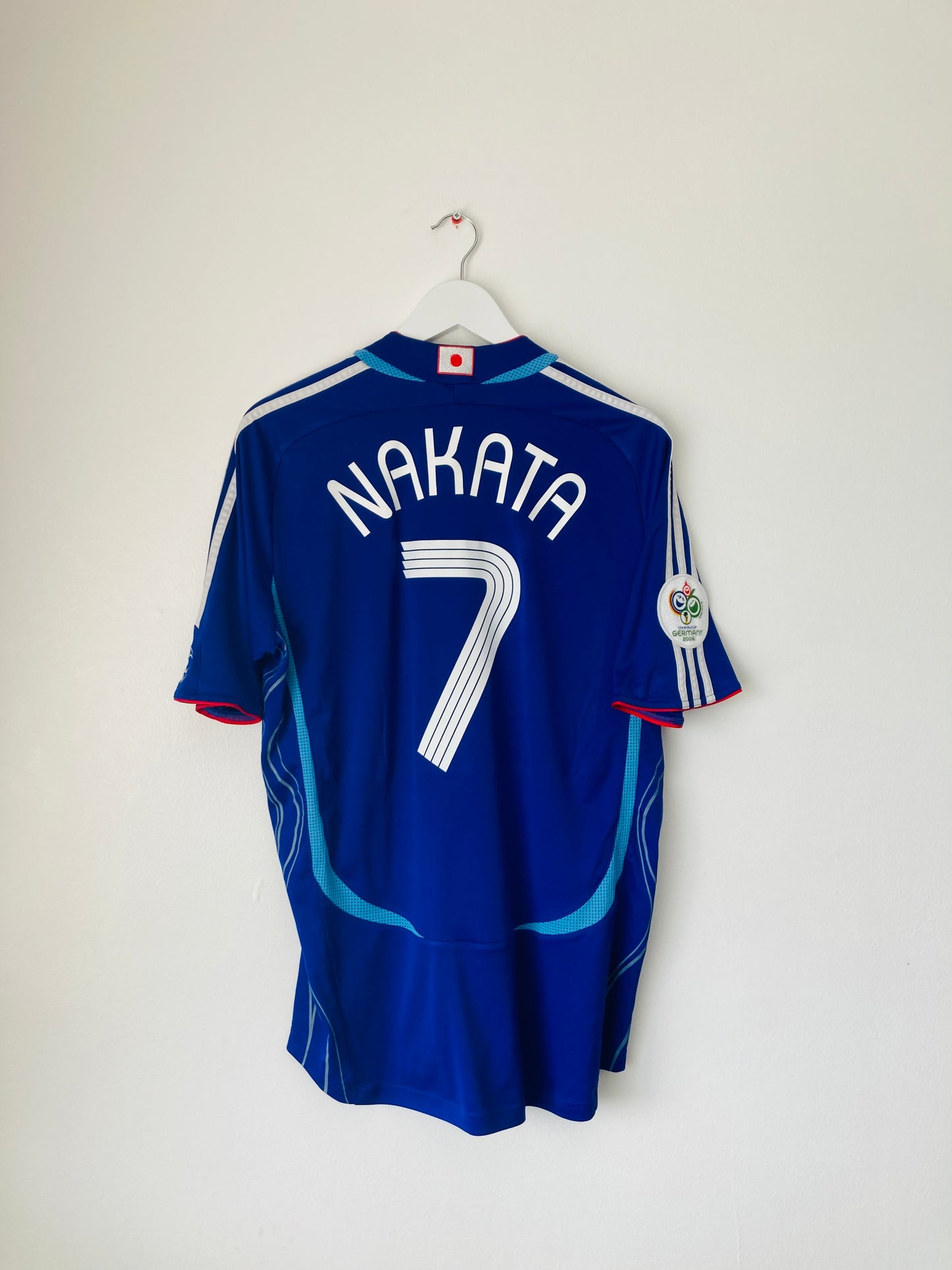 Japan home football shirt W/C 2006 Nakata Large