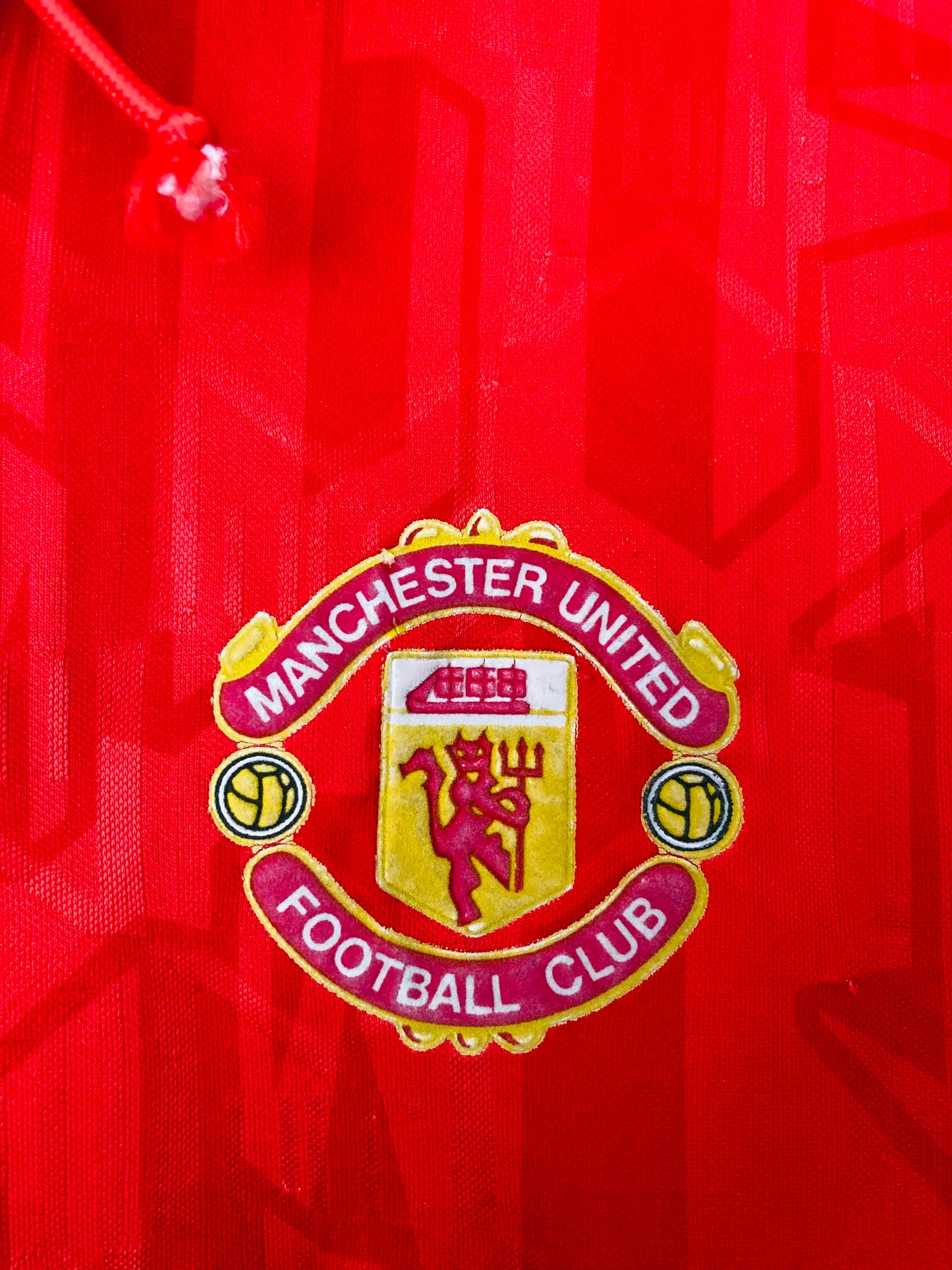 Manchester United home football shirt 1993/94 Keane Large