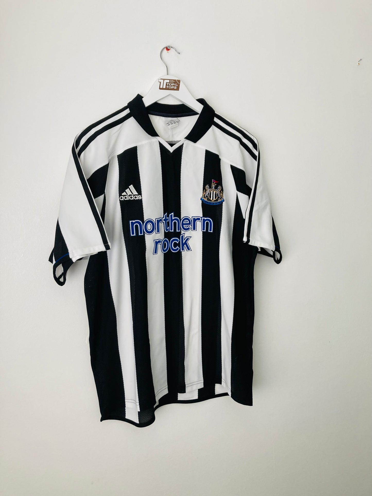 Newcastle United home football shirt 2003/05 Shearer Large